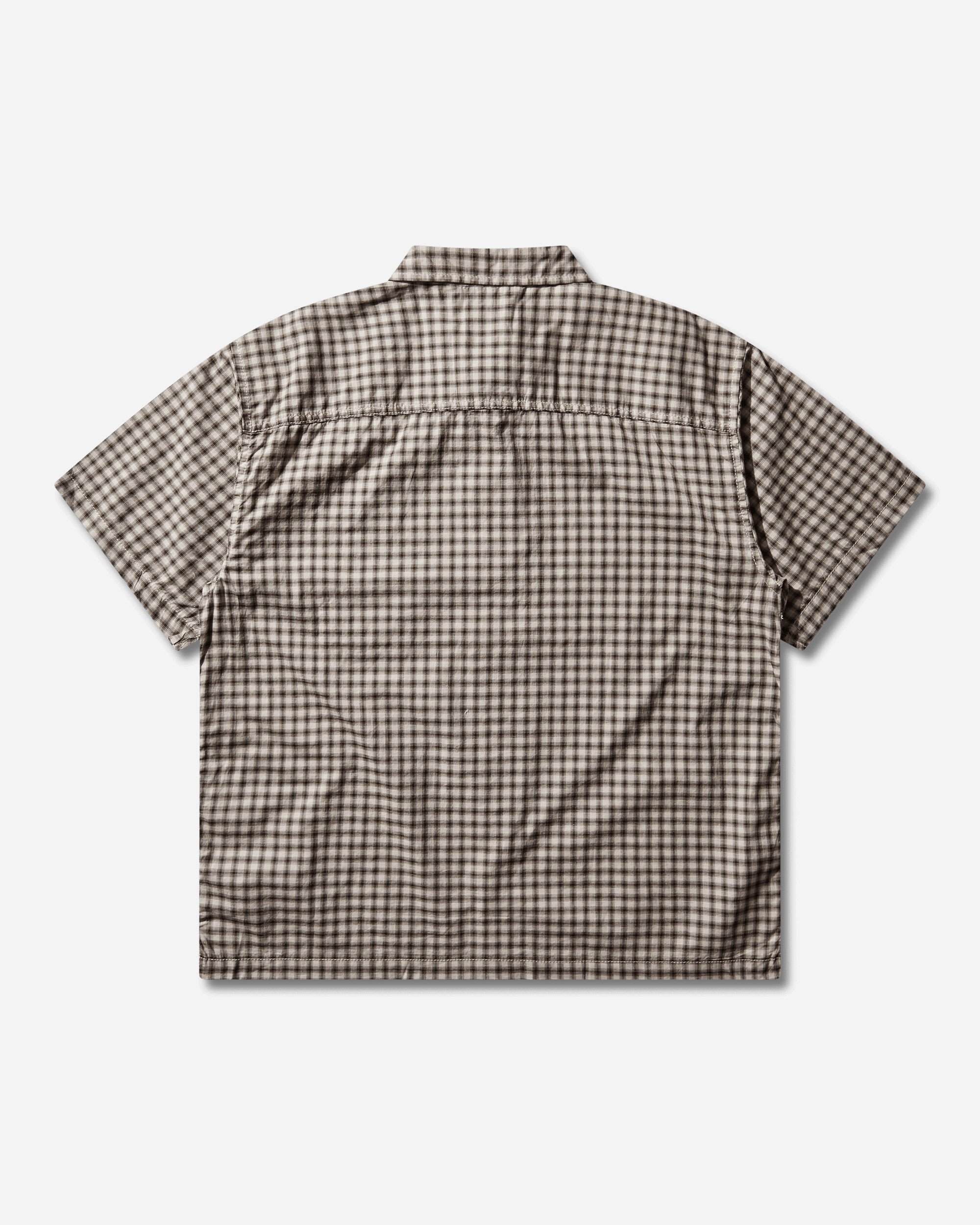 Vans Larkspur Mini Plaid Ss Shirt Oatmeal/Demitasse Coats and Jackets Jackets VN000TA6GCO1