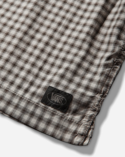 Vans Larkspur Mini Plaid Ss Shirt Oatmeal/Demitasse Coats and Jackets Jackets VN000TA6GCO1