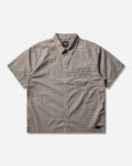 Vans Larkspur Mini Plaid Ss Shirt Oatmeal/Demitasse Coats and Jackets Jackets VN000TA6GCO1