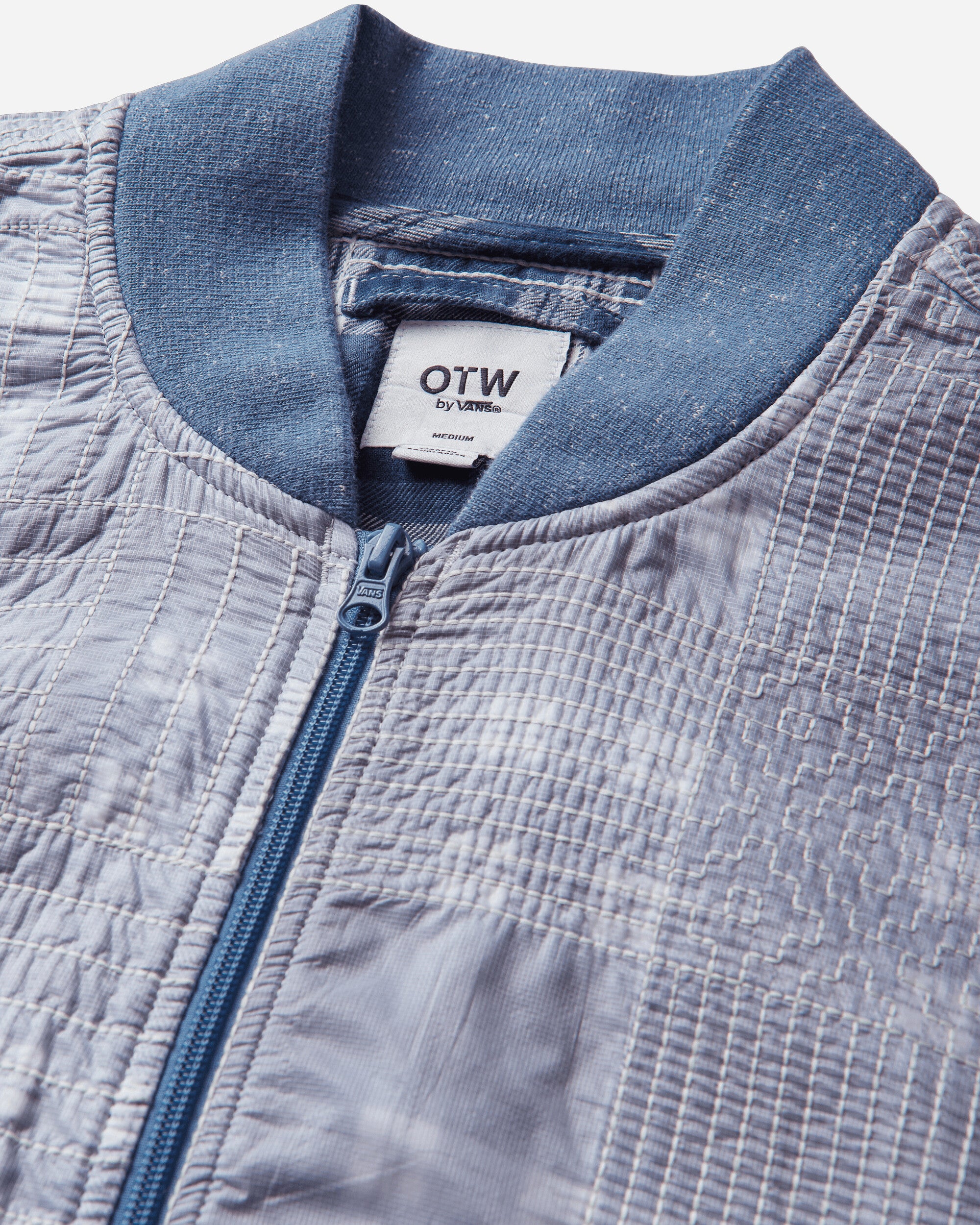 Vans Otw X Tdc Double Layered Bomber Jacket Deep Indigo Coats and Jackets Jackets VN000TSBFOB1
