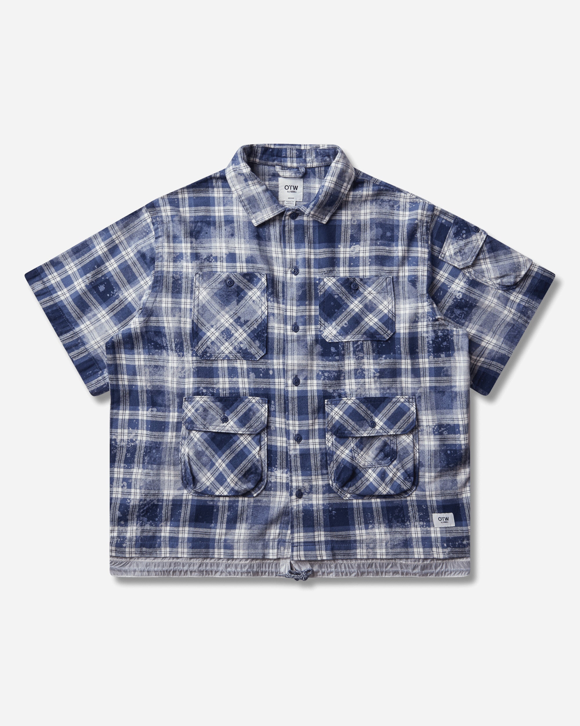 Vans Otw X Tdc Double Layered Shacket Deep Indigo Coats and Jackets Jackets VN000TSCFOB1