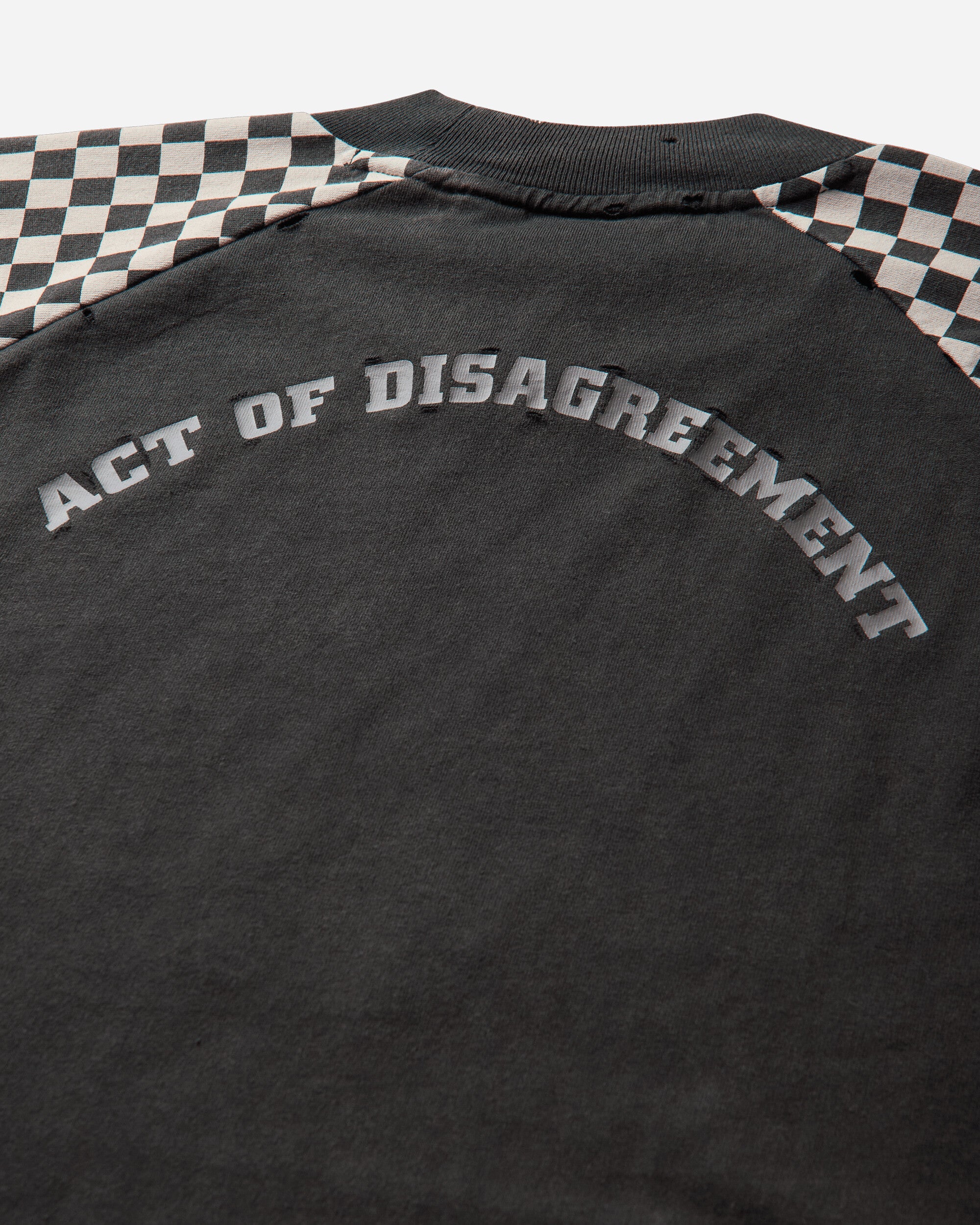 Vans Aod Racing Longsleeve T Shirt Black/White T-Shirts Longsleeve VN000TWXY281