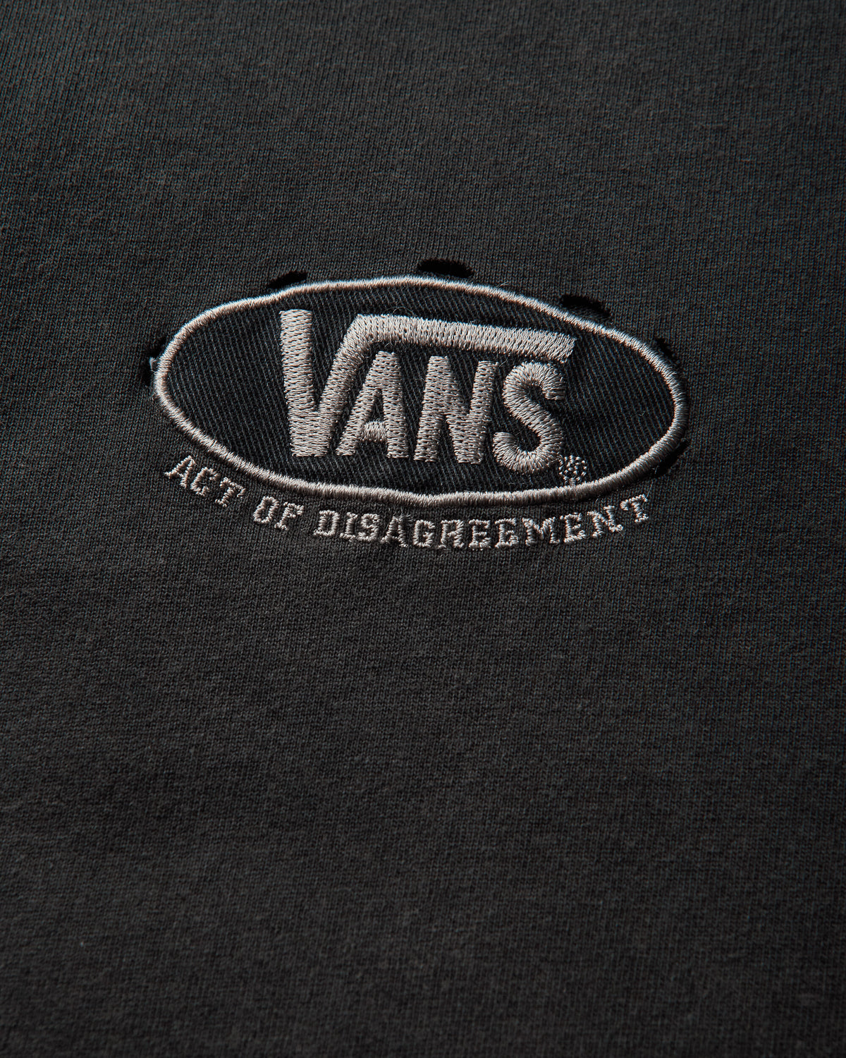 Vans Aod Racing Longsleeve T Shirt Black/White T-Shirts Longsleeve VN000TWXY281