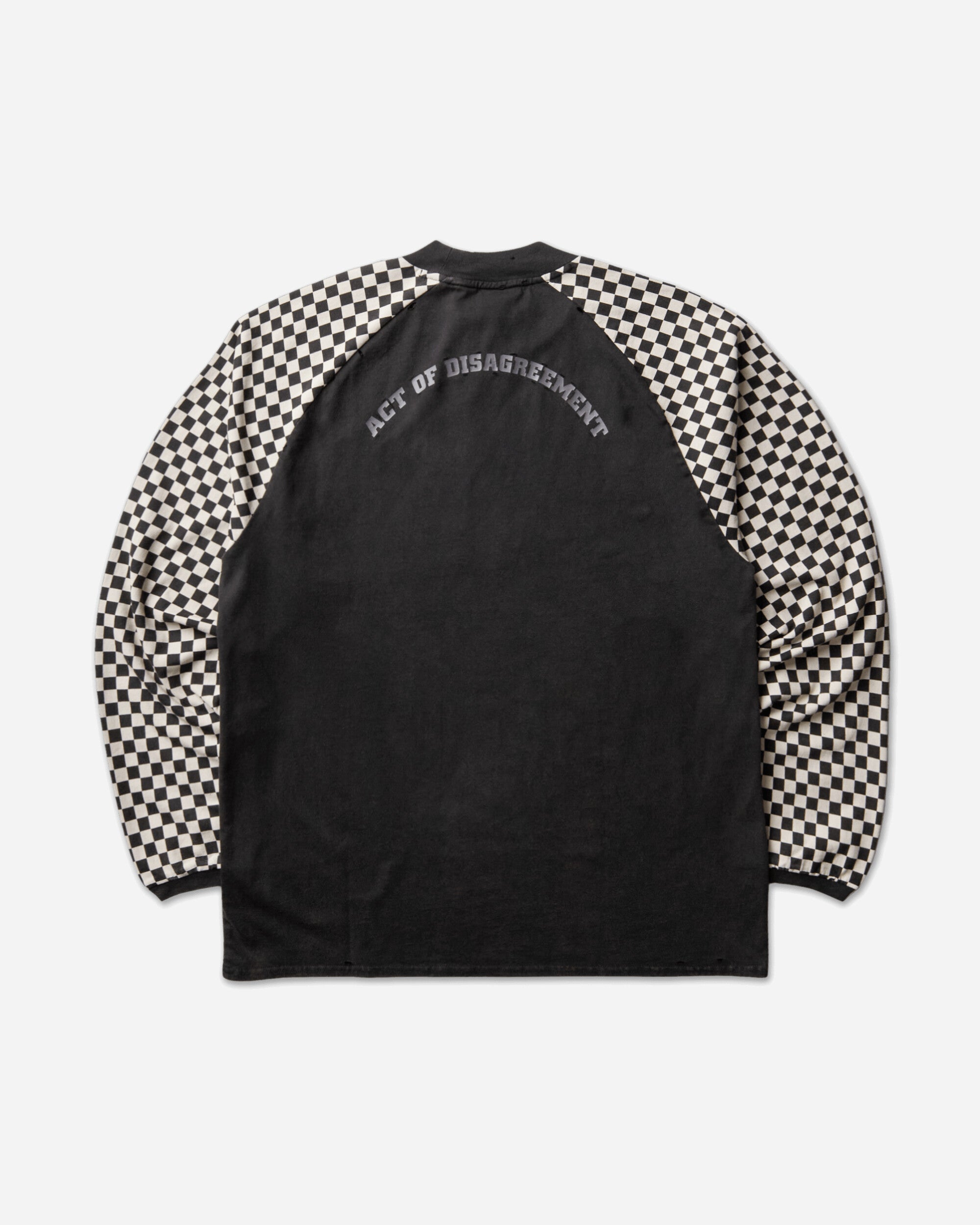 Vans Aod Racing Longsleeve T Shirt Black/White T-Shirts Longsleeve VN000TWXY281