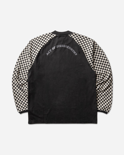 Vans Aod Racing Longsleeve T Shirt Black/White T-Shirts Longsleeve VN000TWXY281