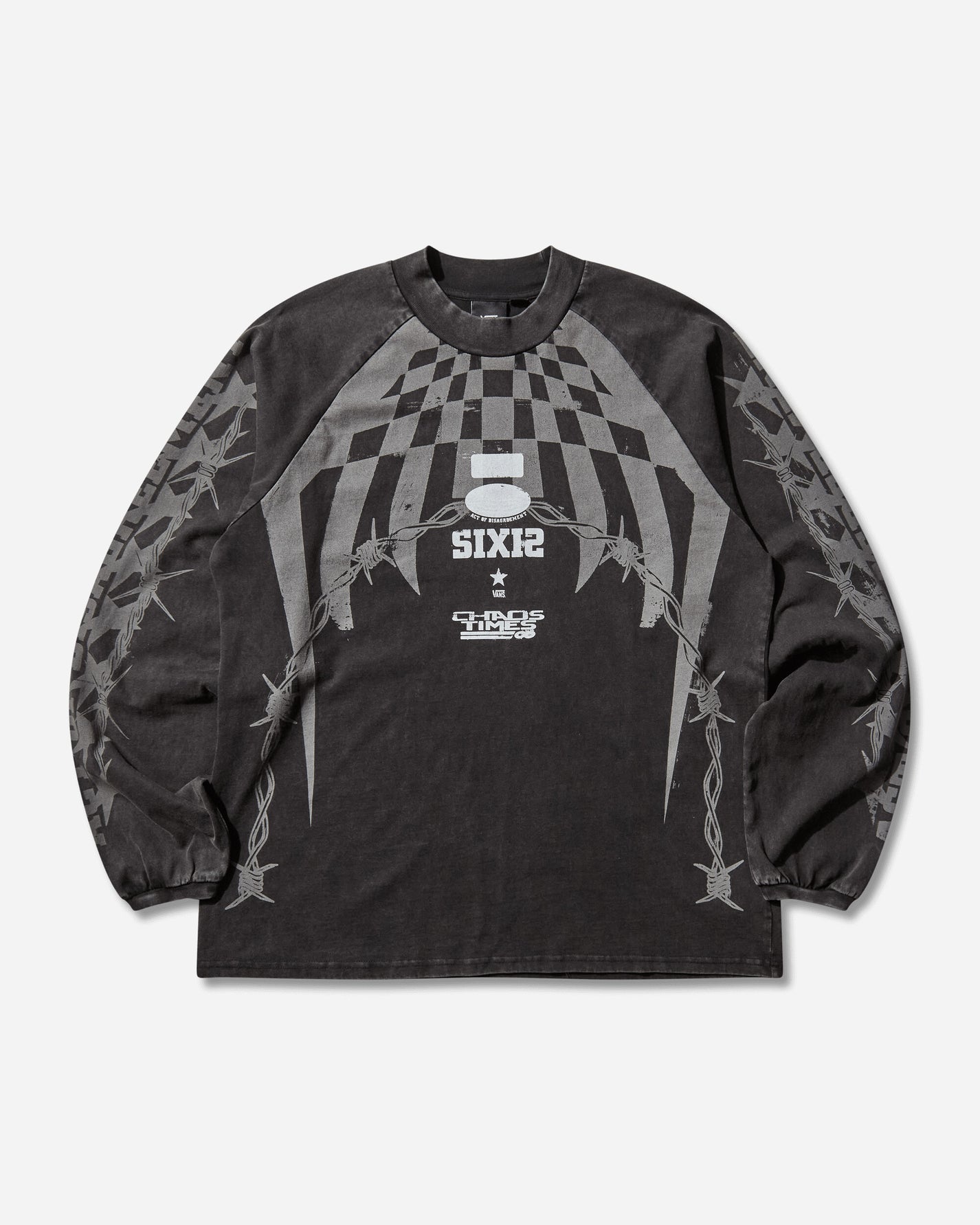 Vans Aod Hazard Ls Tee Black T-Shirts Shortsleeve VN000RPWBLK1