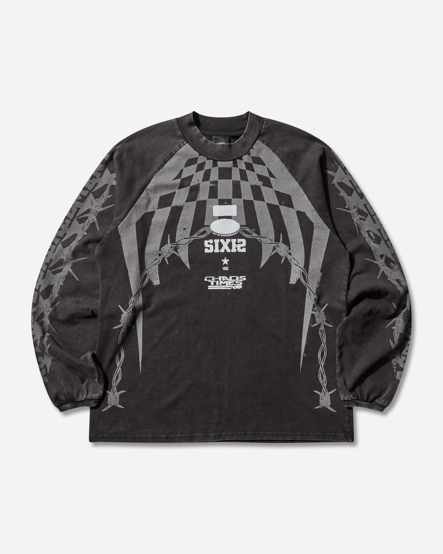 Vans Aod Hazard Ls Tee Black T-Shirts Shortsleeve VN000RPWBLK1