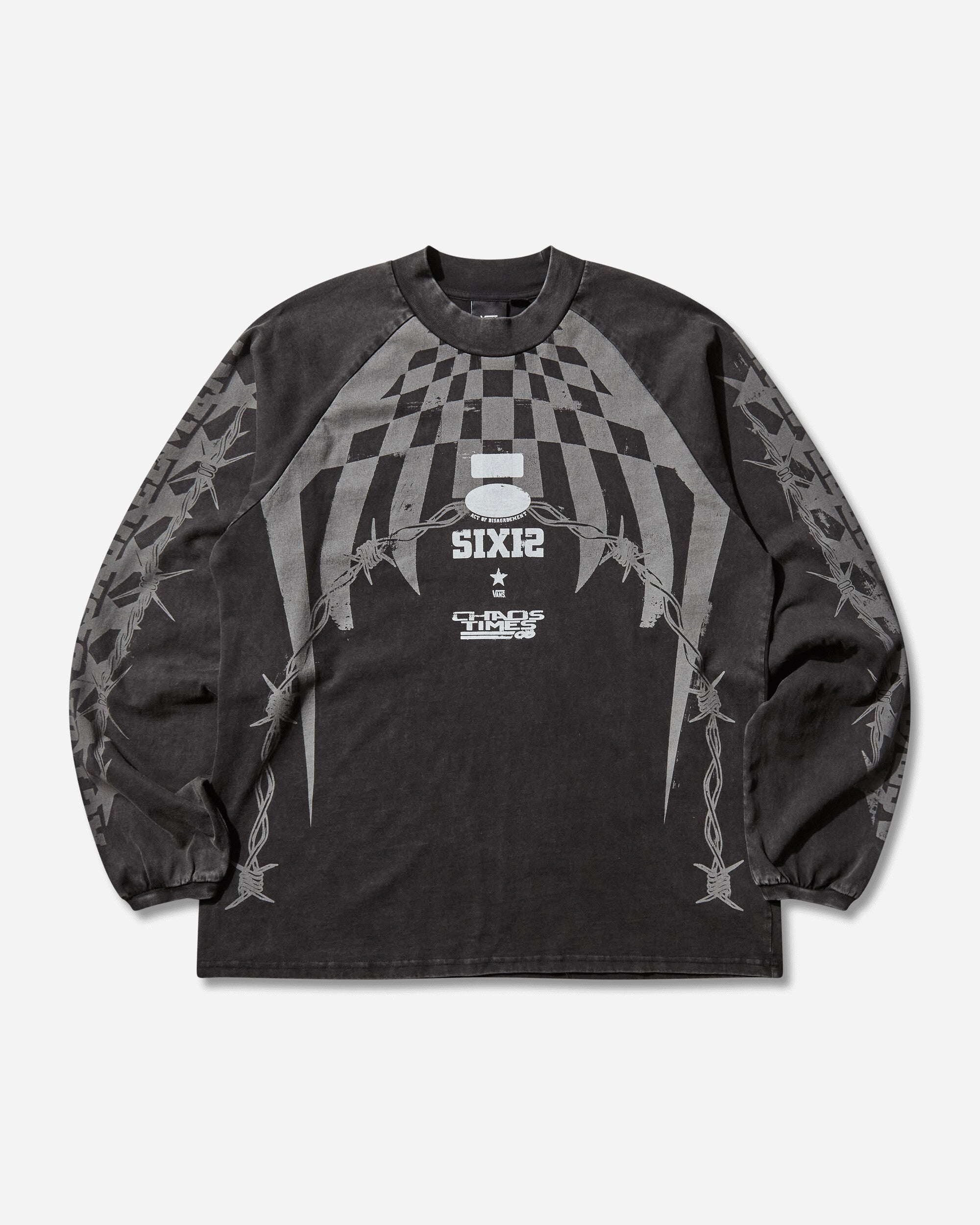 Vans Aod Hazard Ls Tee Black T-Shirts Shortsleeve VN000RPWBLK1