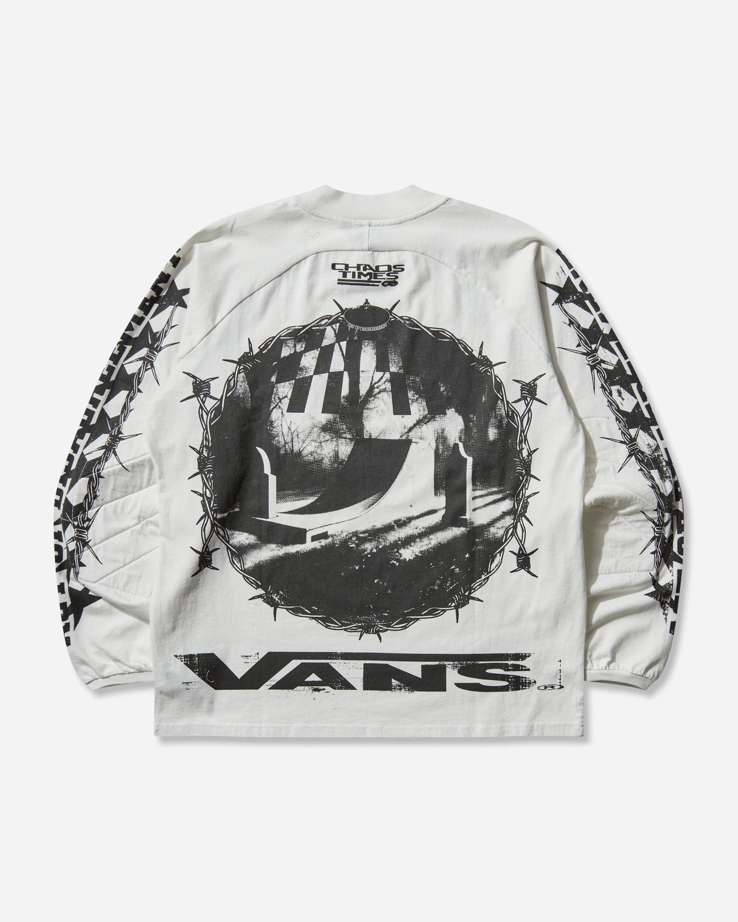 Vans Aod Hazard Ls Tee White T-Shirts Shortsleeve VN000RPWWHT1