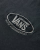 Vans Aod Oval Logo Tee Washed Black T-Shirts Shortsleeve VN000TR3EMQ1