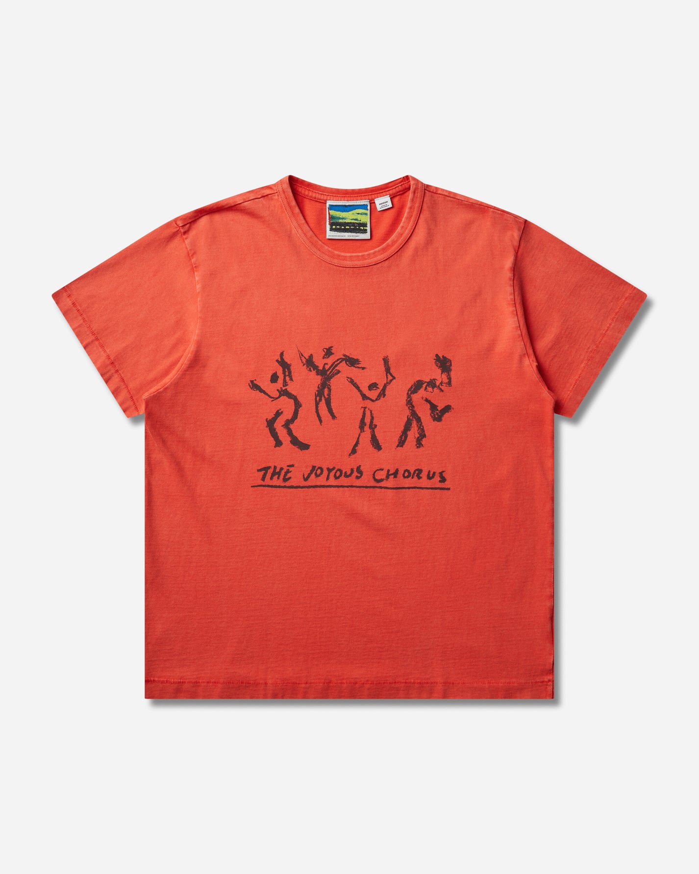 Vans Otw Julian K Washed Ss Tee Julian Klincewicz Mandarin Red T-Shirts Shortsleeve VN000RSCZXT1