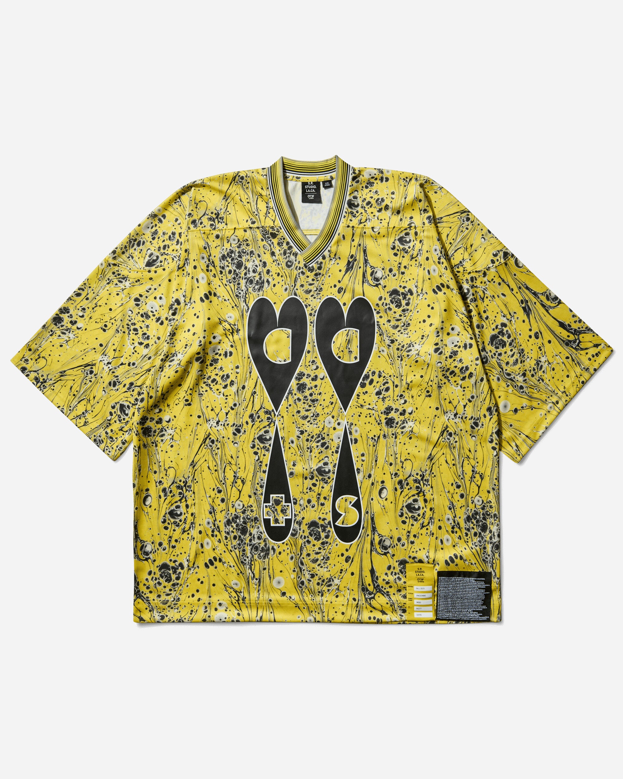 Vans Otw Sterling Ruby Hockey Jersey Cyber Yellow Knitwears Sweaters VN000NM3SEJ1