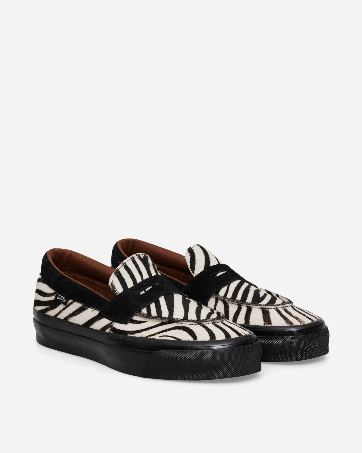 Vans Lx Loafer 53 Pony Hair Zebra Classic Shoes Loafers VN000VASZBR1