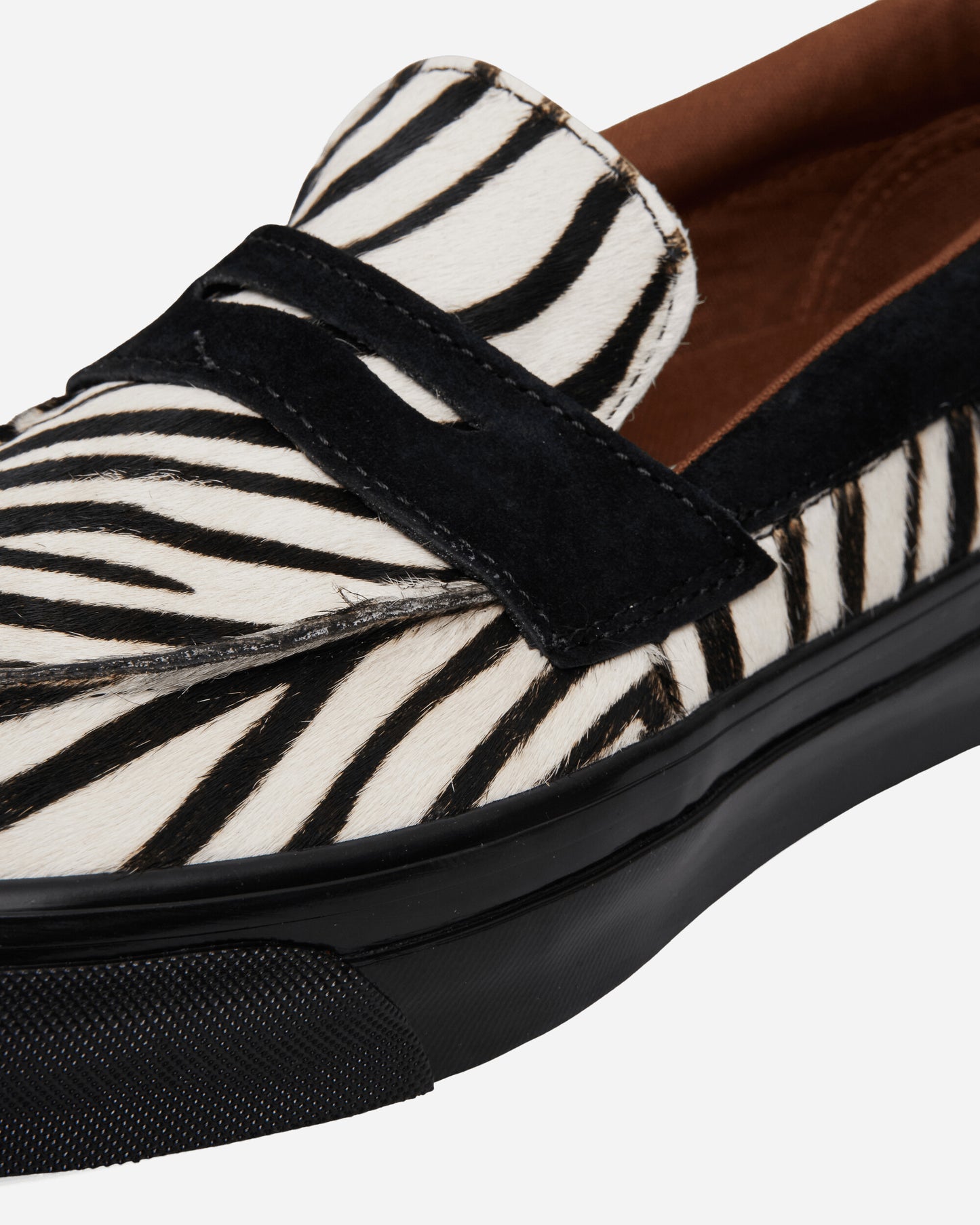 Vans Lx Loafer 53 Pony Hair Zebra Classic Shoes Loafers VN000VASZBR1