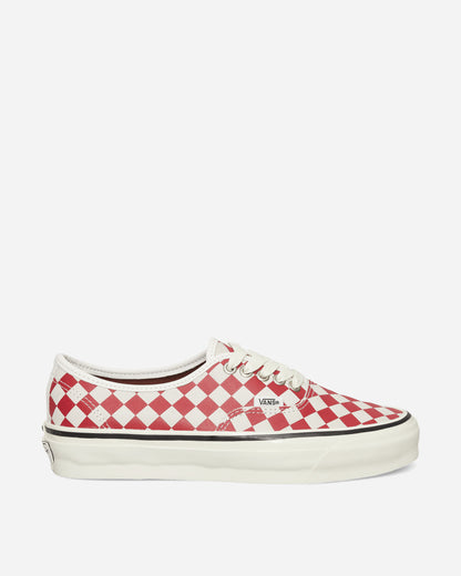 Vans Lx Authentic 44 Diamond Check Red/Marshmallow Sneakers Low VN000D9NCIS1