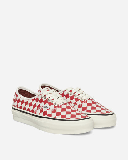 Vans Lx Authentic 44 Diamond Check Red/Marshmallow Sneakers Low VN000D9NCIS1