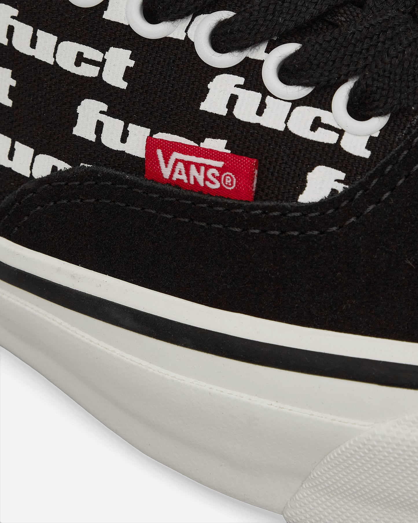 Vans Lx Authentic Reissue 44 X Fuct X Slam Jam Black/Black/Marshmallow Sneakers Low VN0007QZ