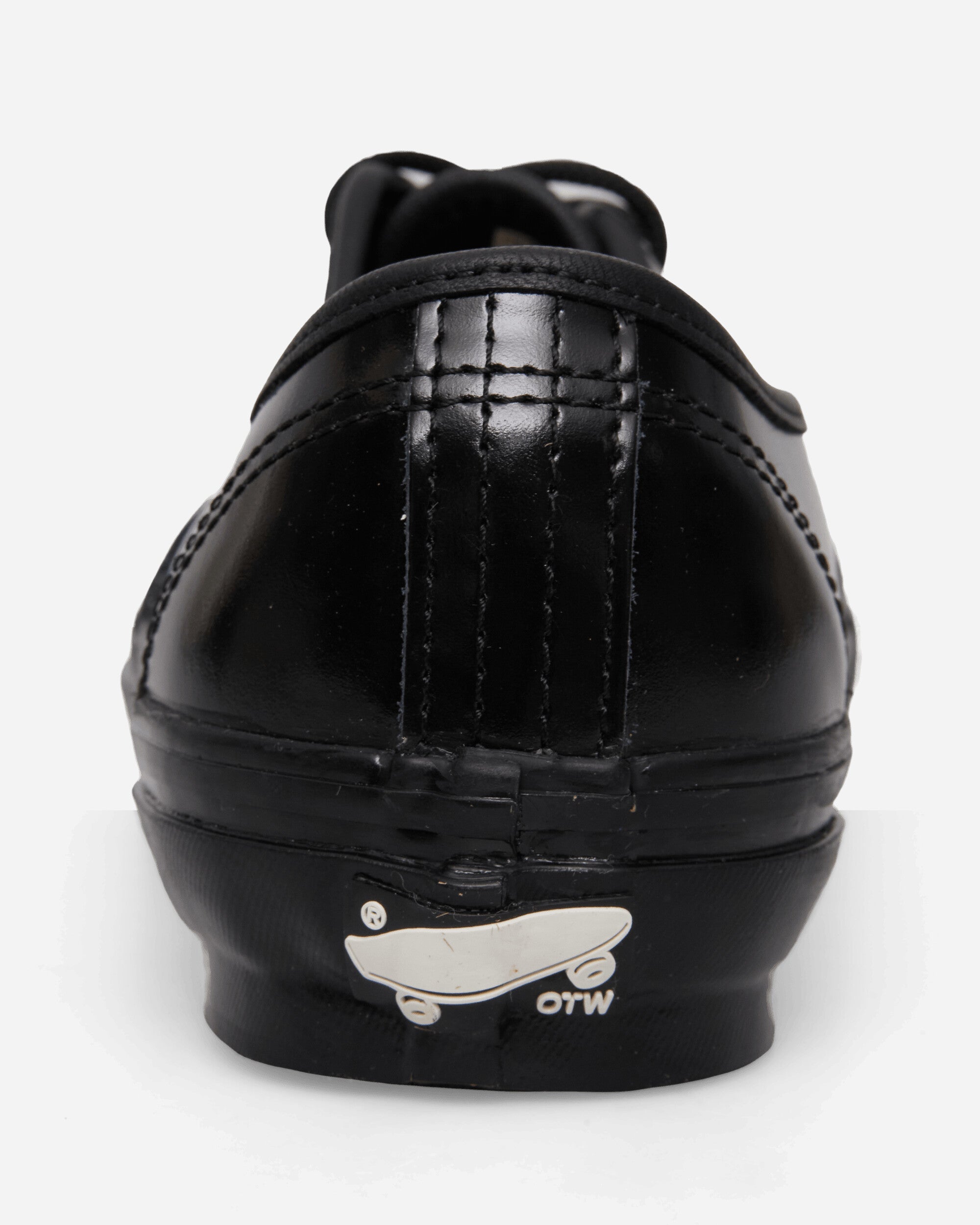 Vans Otw Authentic 44 Siped Vibram Gloss Leather Brogue Black/Black Sneakers Low VN000V33BKA1