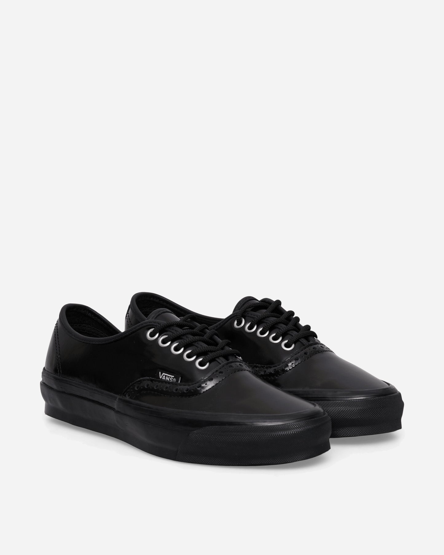 Vans Otw Authentic 44 Siped Vibram Gloss Leather Brogue Black/Black Sneakers Low VN000V33BKA1