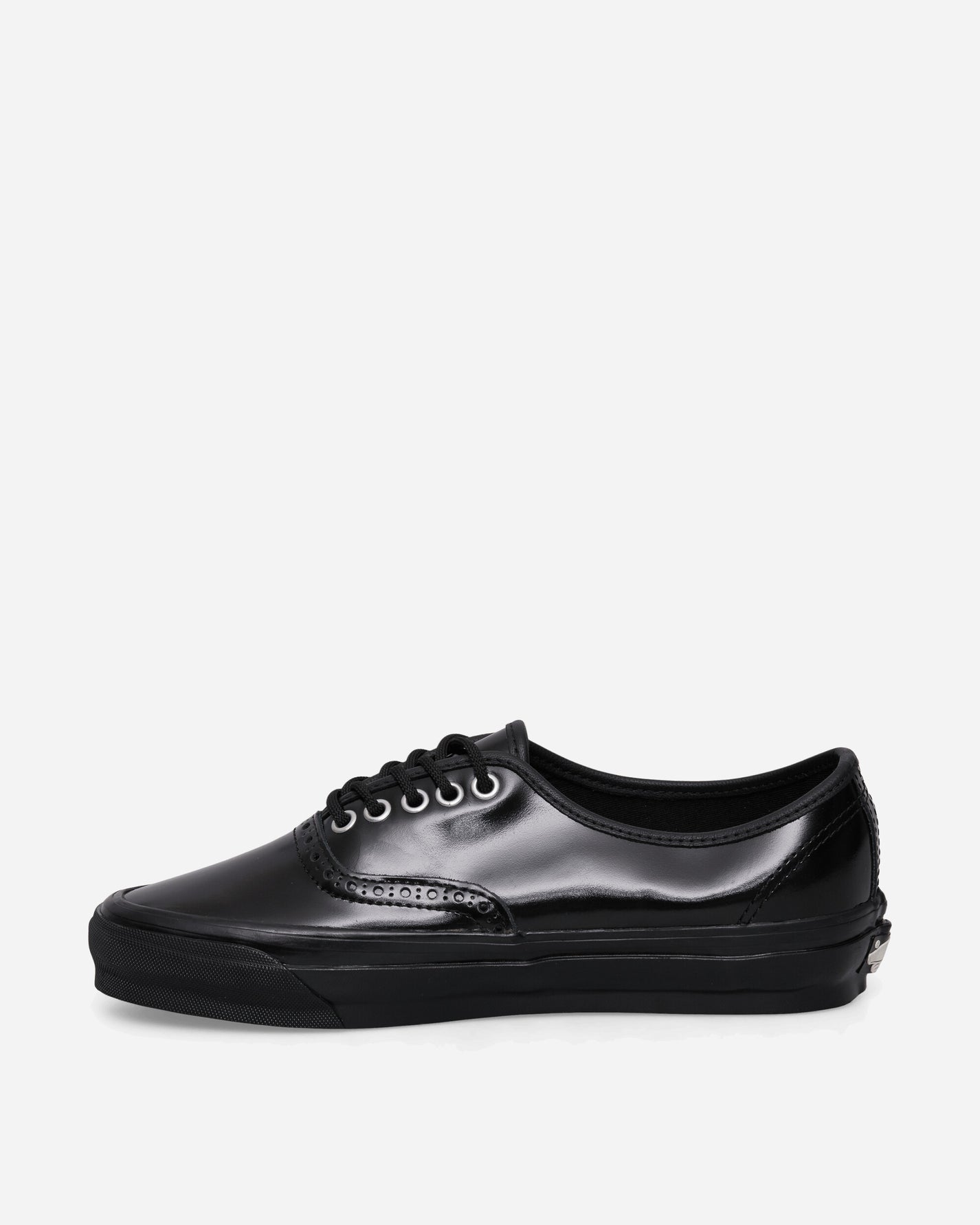 Vans Otw Authentic 44 Siped Vibram Gloss Leather Brogue Black/Black Sneakers Low VN000V33BKA1