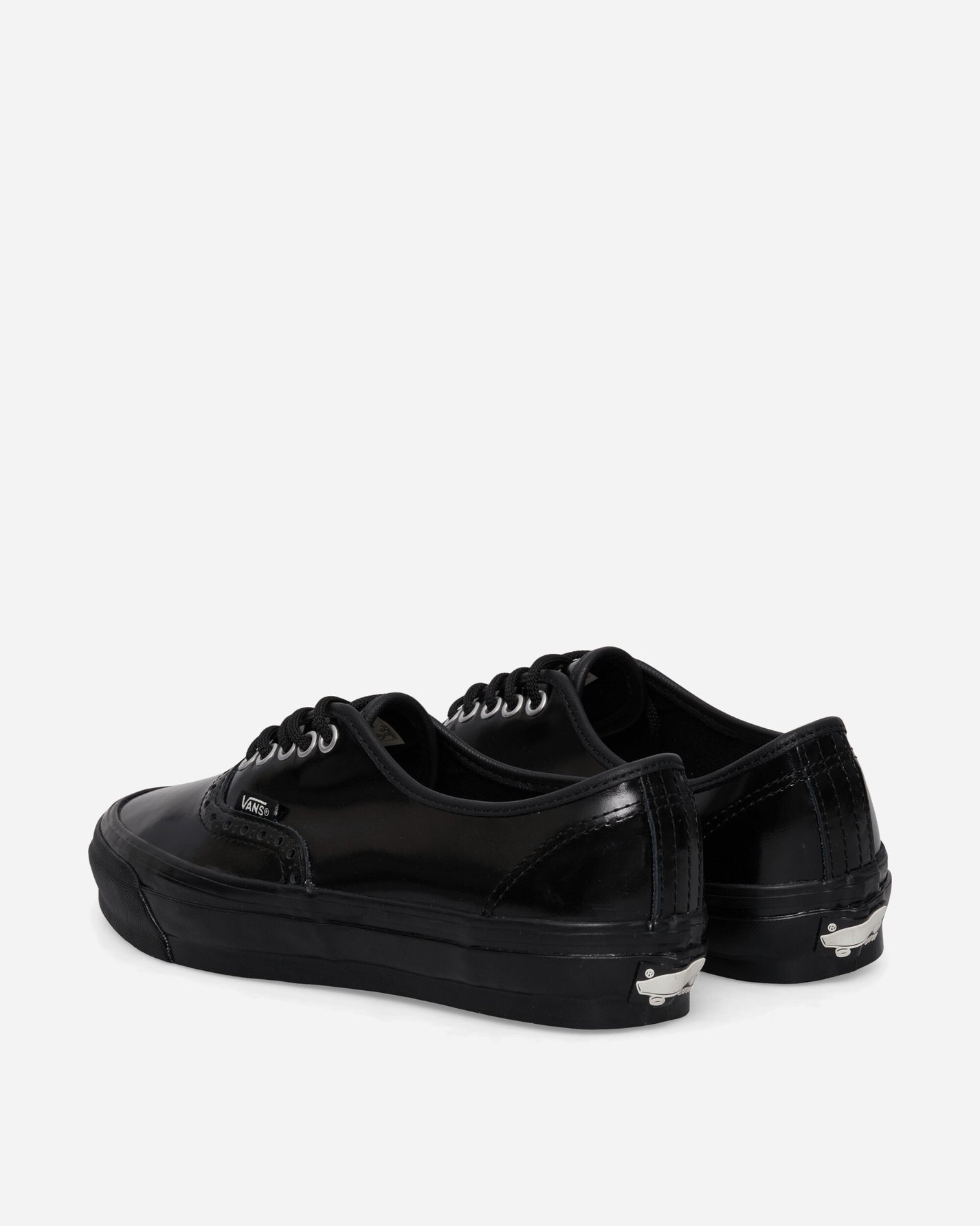 Vans Otw Authentic 44 Siped Vibram Gloss Leather Brogue Black/Black Sneakers Low VN000V33BKA1