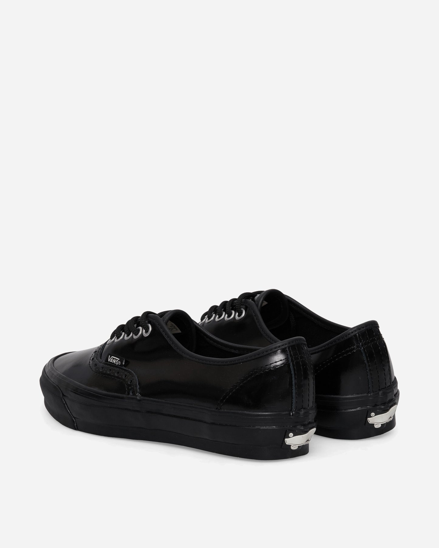 Vans Otw Authentic 44 Siped Vibram Gloss Leather Brogue Black/Black Sneakers Low VN000V33BKA1
