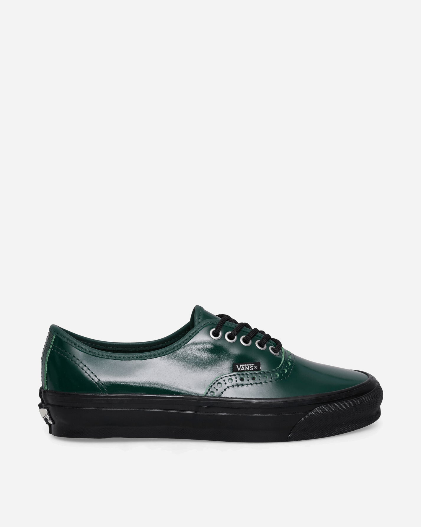 Vans Otw Authentic 44 Siped Vibram Gloss Leather Brogue Emerald/Black Sneakers Low VN000V33H9B1