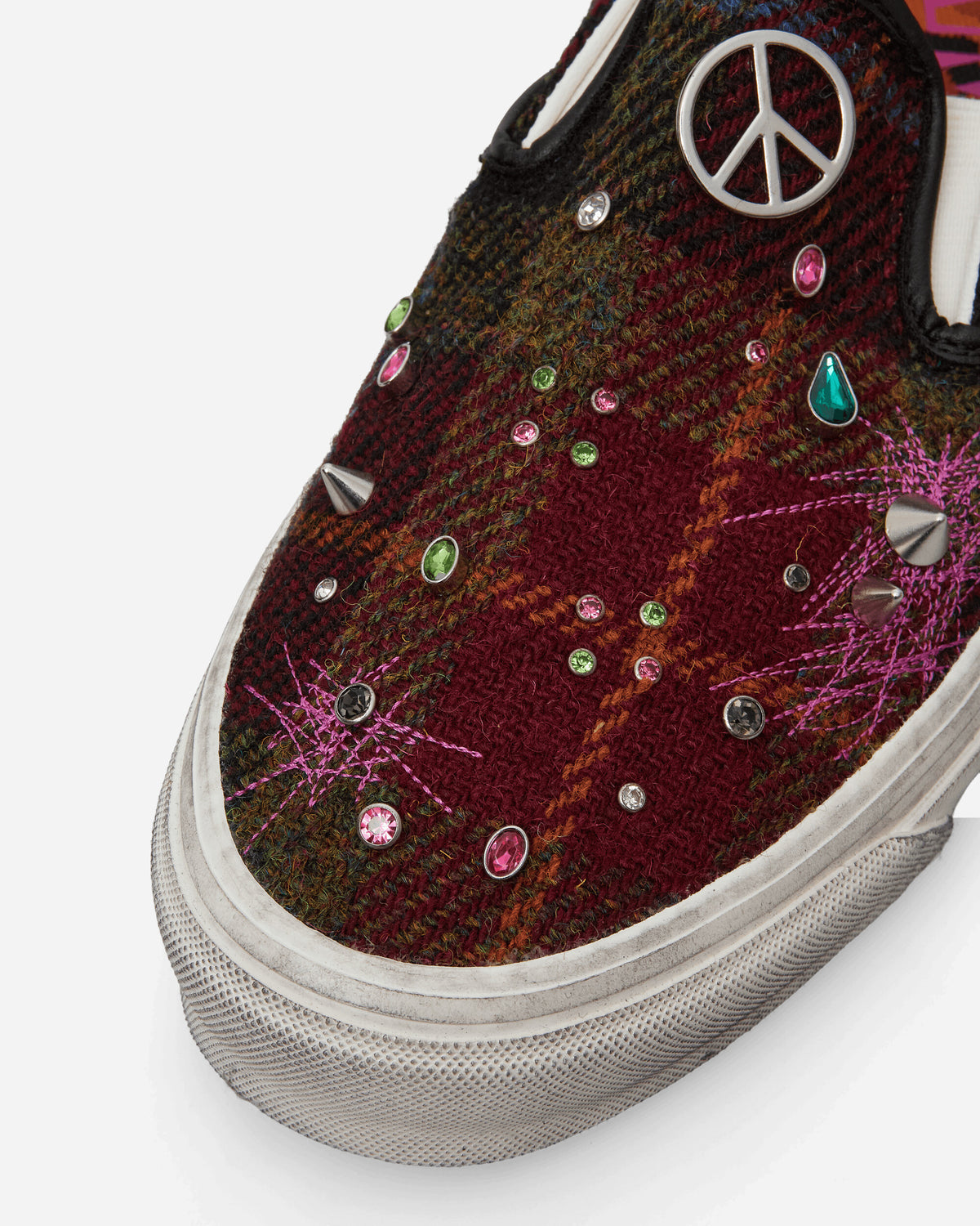 Vans Lx Classic Slip On 98 Red/Multi Sneakers Slip-On VN000E96BJN1