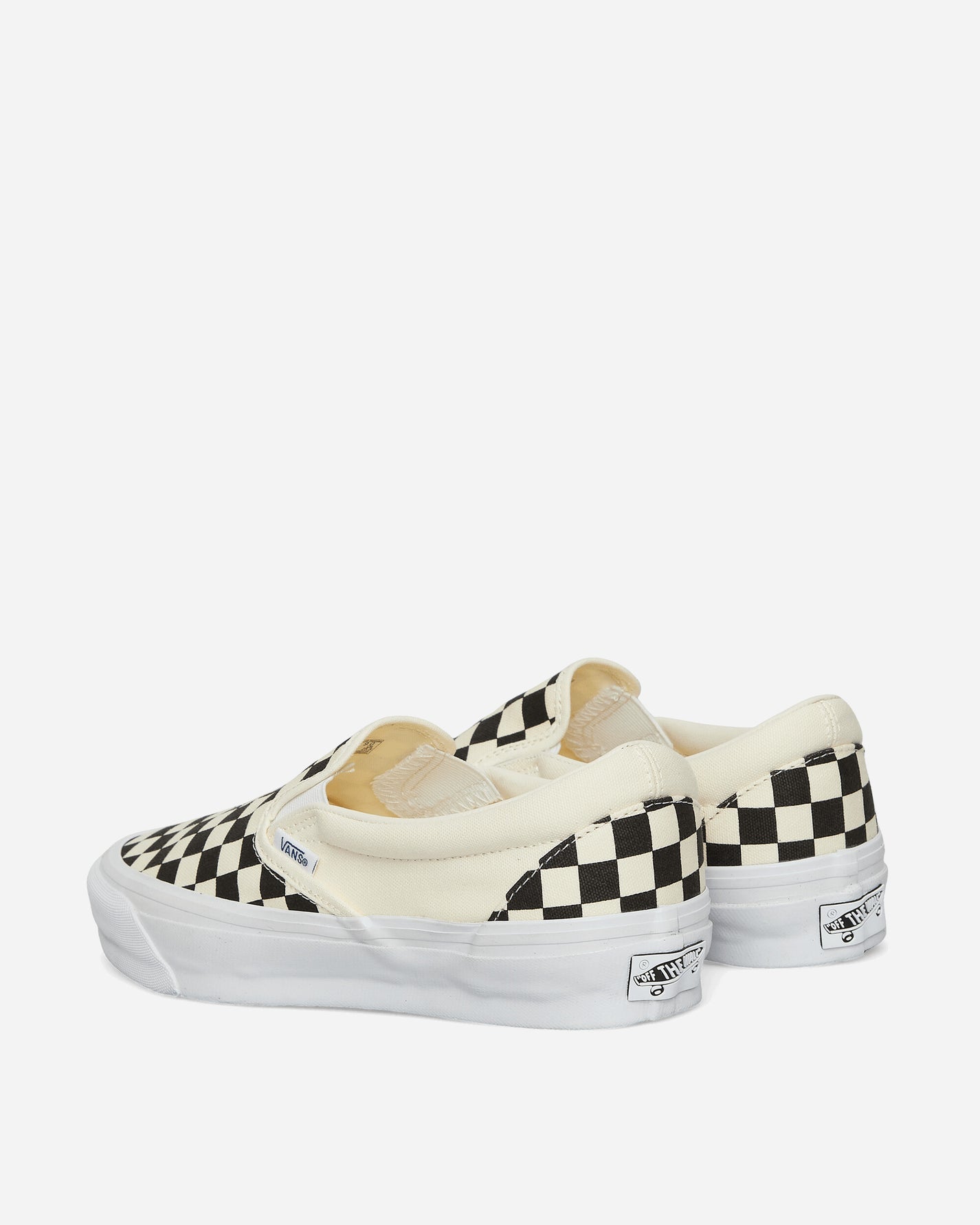 Vans Lx Slip-On Reissue 98 Lx Checkerboard Black/Off White Sneakers Slip-On VN000CSE2BO1