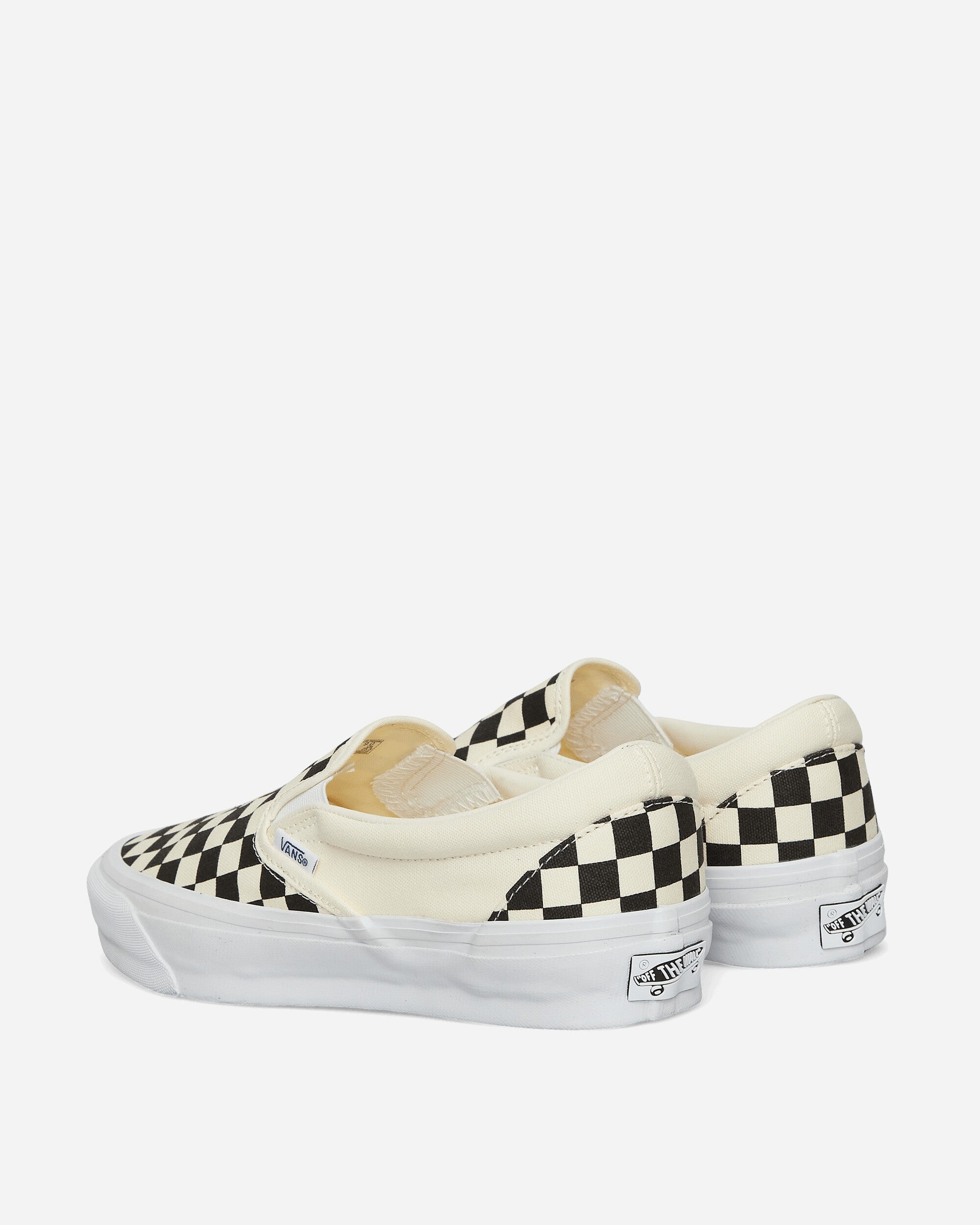 Vans Lx Slip-On Reissue 98 Lx Checkerboard Black/Off White Sneakers Slip-On VN000CSE2BO1