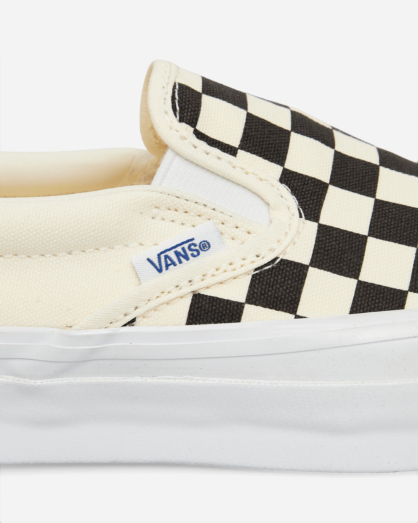 Vans Lx Slip-On Reissue 98 Lx Checkerboard Black/Off White Sneakers Slip-On VN000CSE2BO1