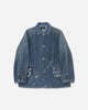 Visvim Motors Club Ss Coverall Jkt Dmgd Indigo Coats and Jackets Denim Jackets 0125305006001 1
