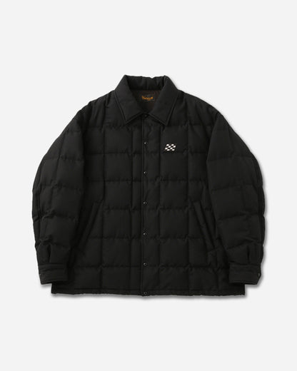 Visvim Motors Club Coach Down Quilted Jkt Black Coats and Jackets Down Jackets 0125305013003 1