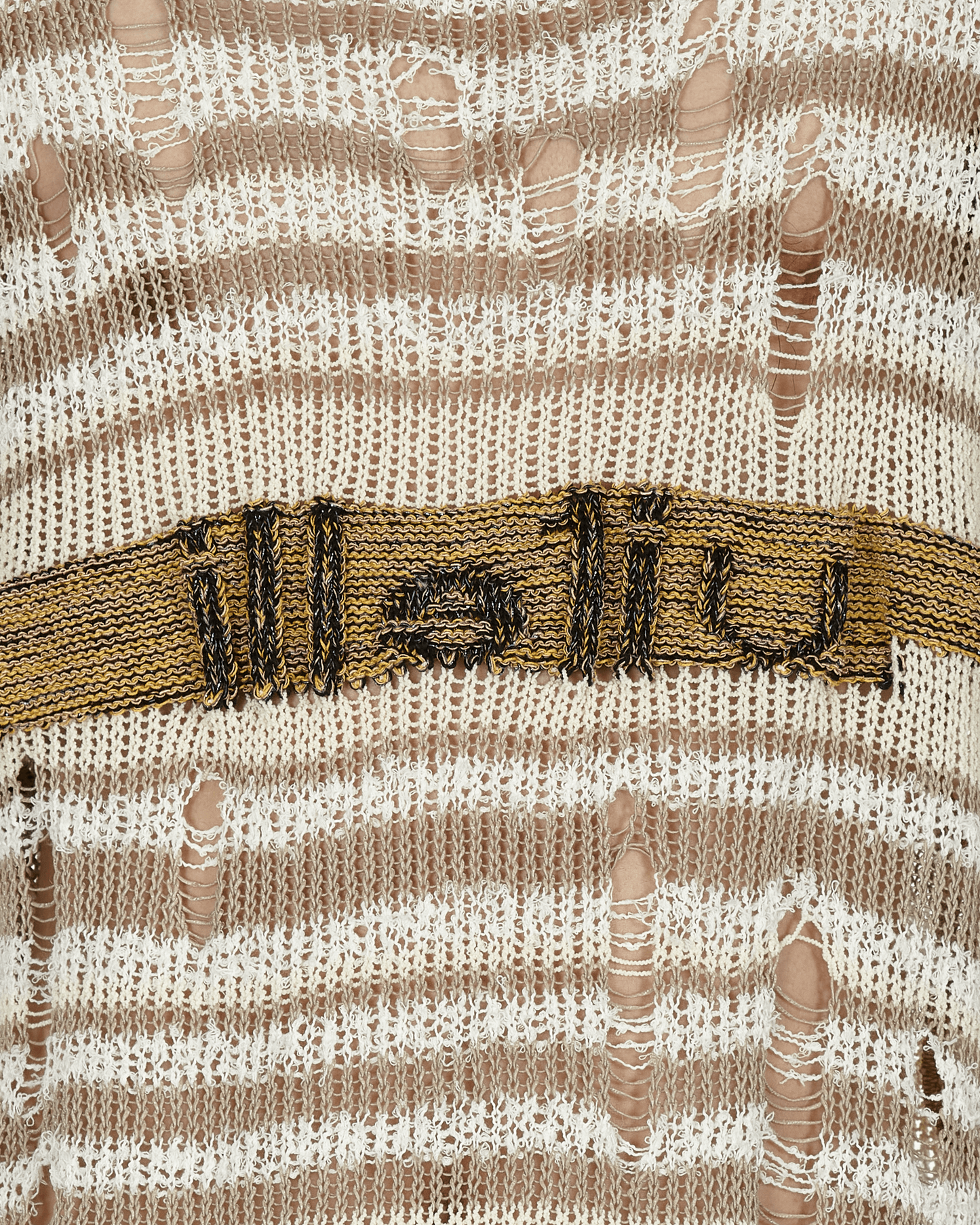 Vitelli Chaga Reverse Logo Stitch Sweater Grey/White Knitwears Sweaters SS22OKT010 008