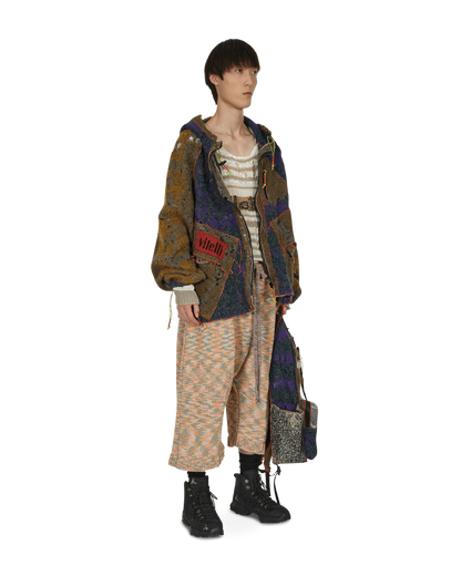 Vitelli Chaga Reverse Logo Stitch Sweater Grey/White Knitwears Sweaters SS22OKT010 008