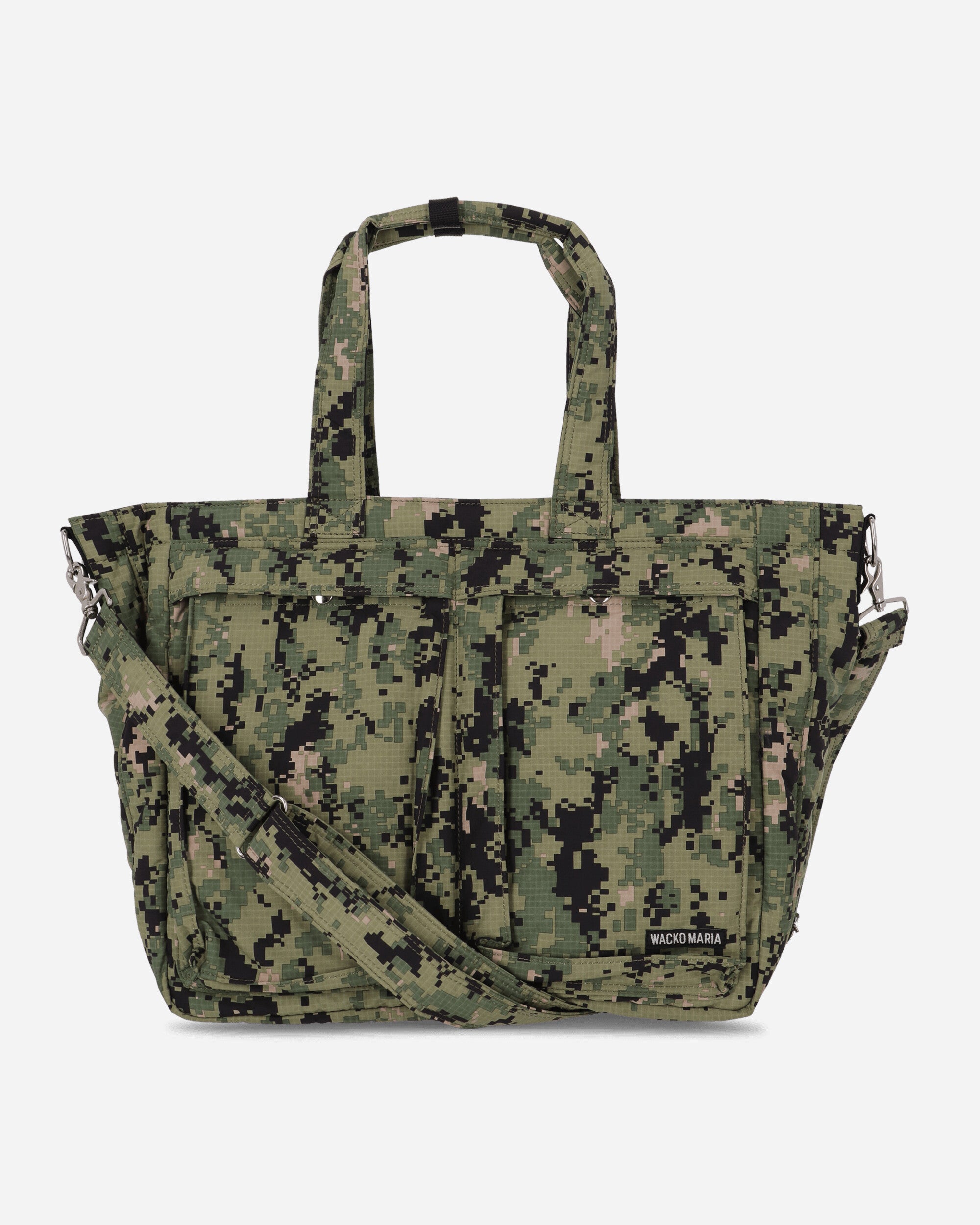 WACKO MARIA Speak Easy/Digitalcamo 12 Inch Record Bag Khaki Bags and Backpacks Tote Bags 26SS-WMA-BG02 KHAKI