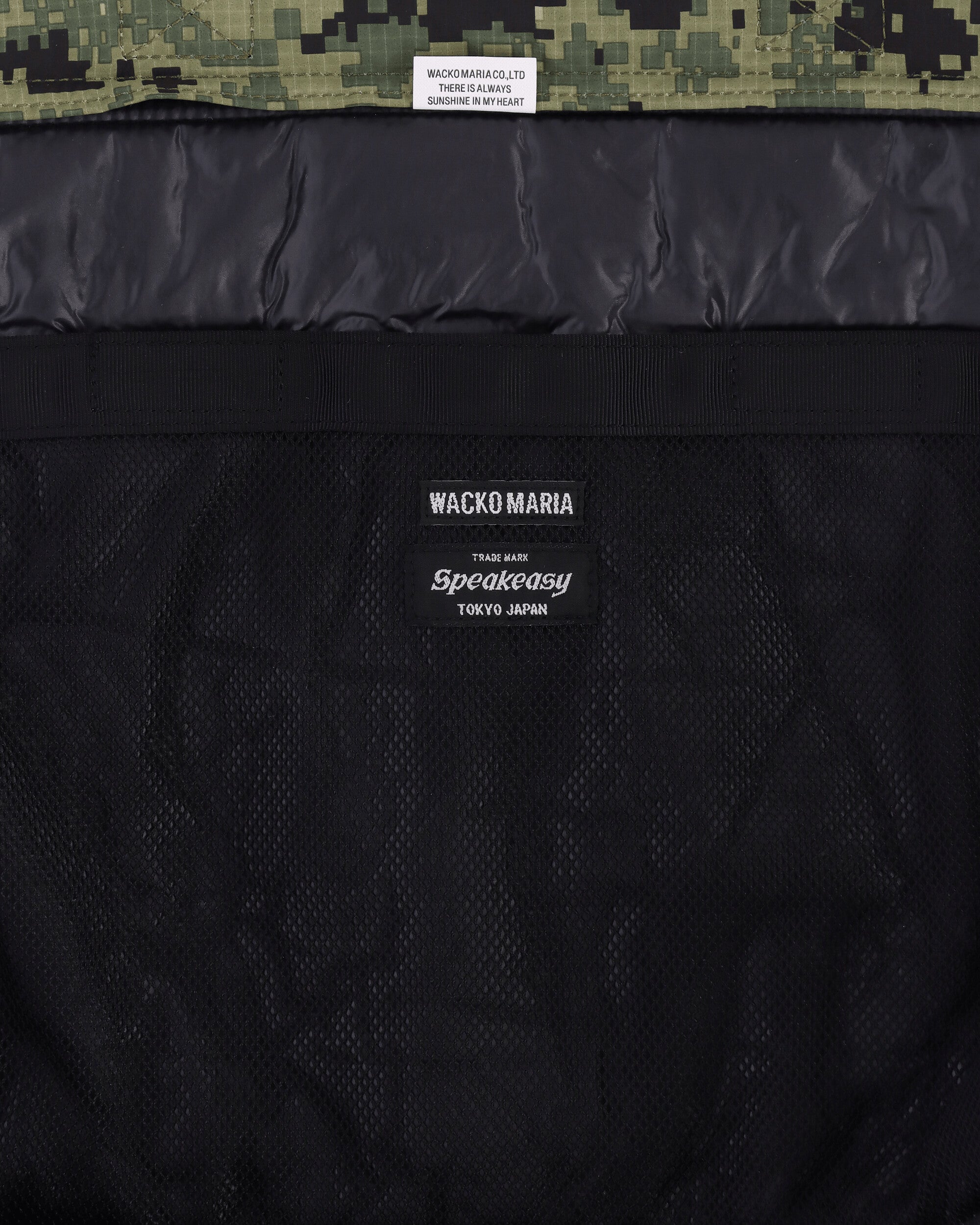 WACKO MARIA Speak Easy/Digitalcamo 12 Inch Record Bag Khaki Bags and Backpacks Tote Bags 26SS-WMA-BG02 KHAKI
