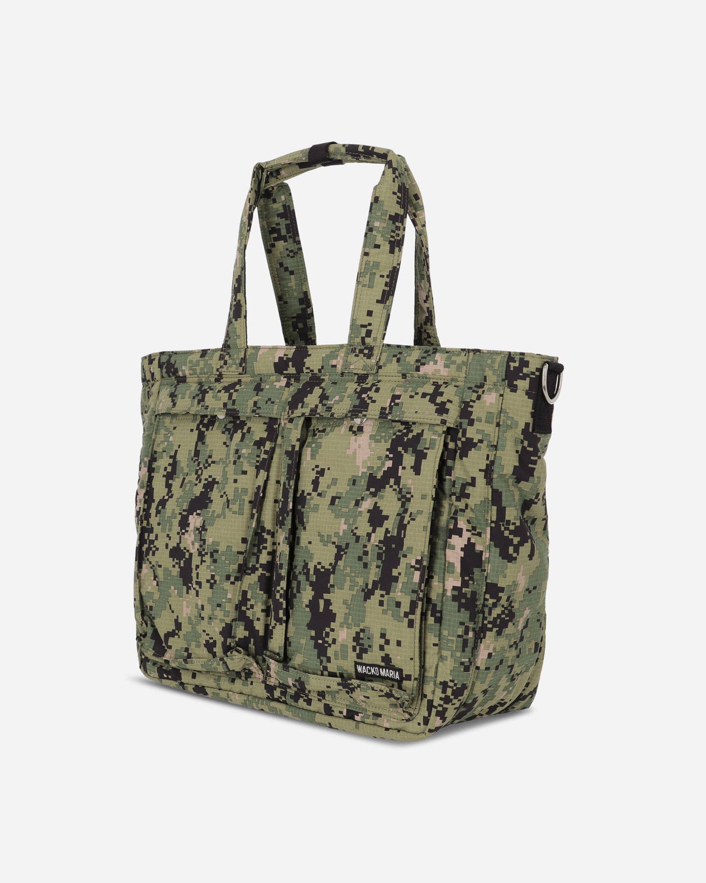 WACKO MARIA Speak Easy/Digitalcamo 12 Inch Record Bag Khaki Bags and Backpacks Tote Bags 26SS-WMA-BG02 KHAKI