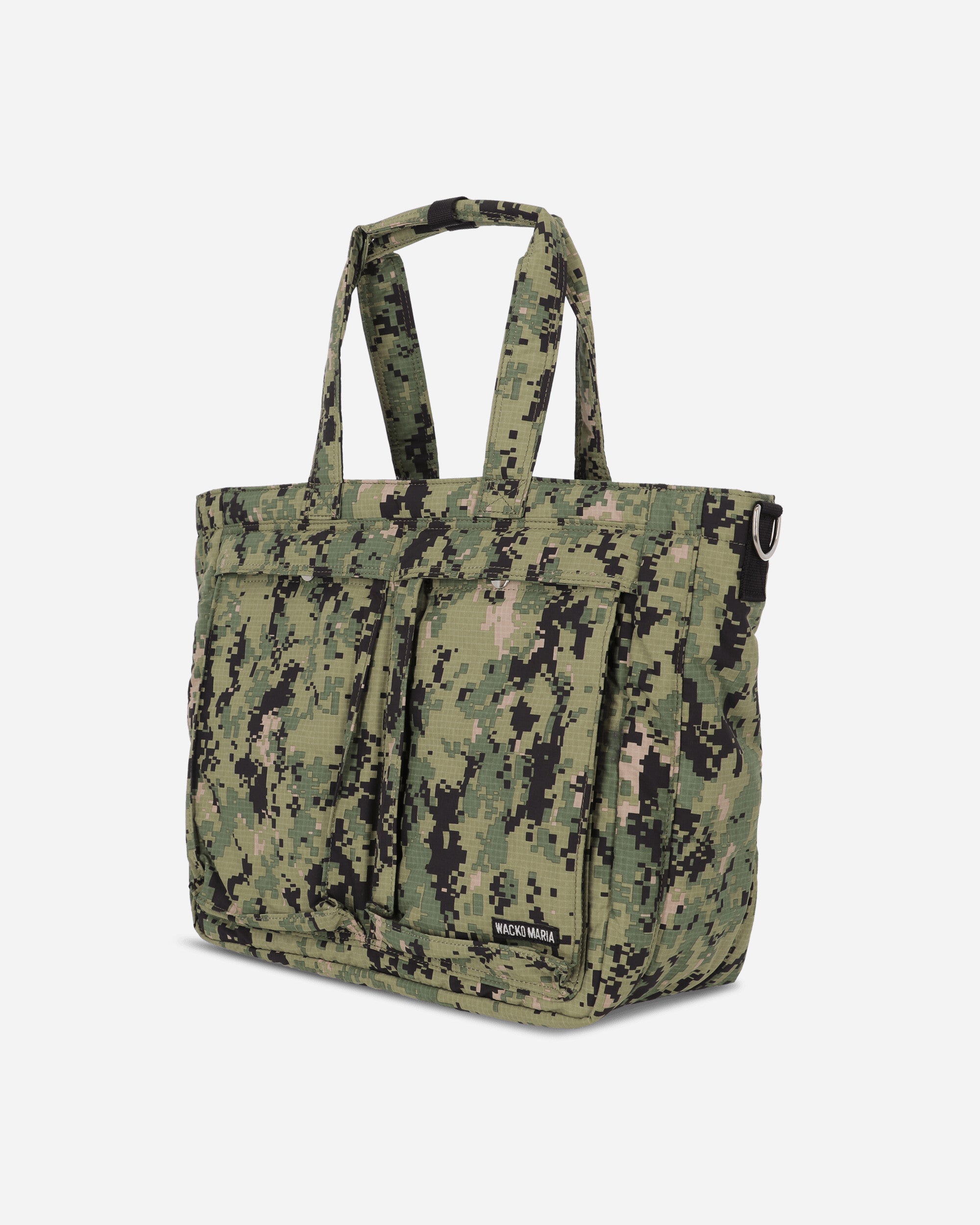 WACKO MARIA Speak Easy/Digitalcamo 12 Inch Record Bag Khaki Bags and Backpacks Tote Bags 26SS-WMA-BG02 KHAKI
