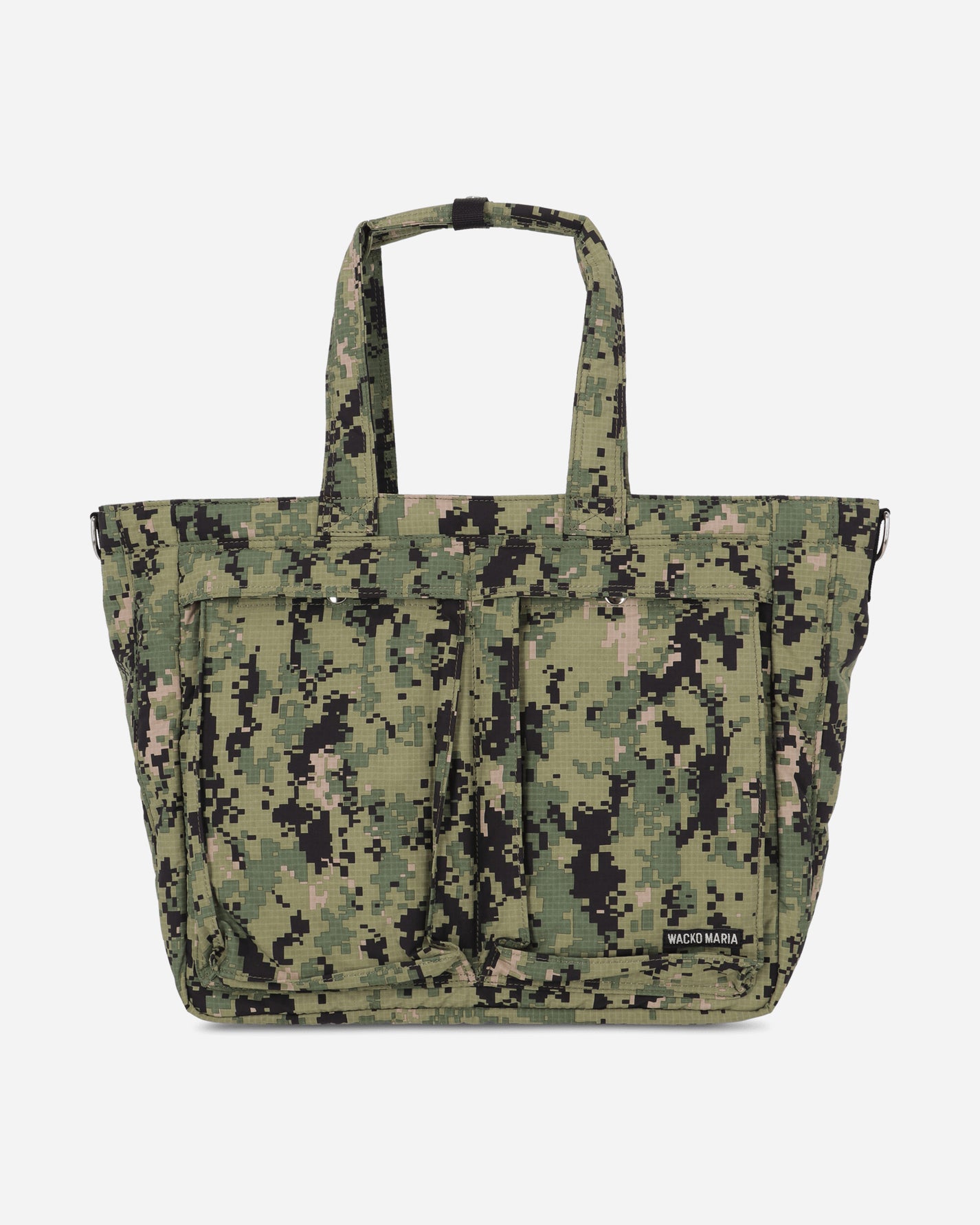 WACKO MARIA Speak Easy/Digitalcamo 12 Inch Record Bag Khaki Bags and Backpacks Tote Bags 26SS-WMA-BG02 KHAKI