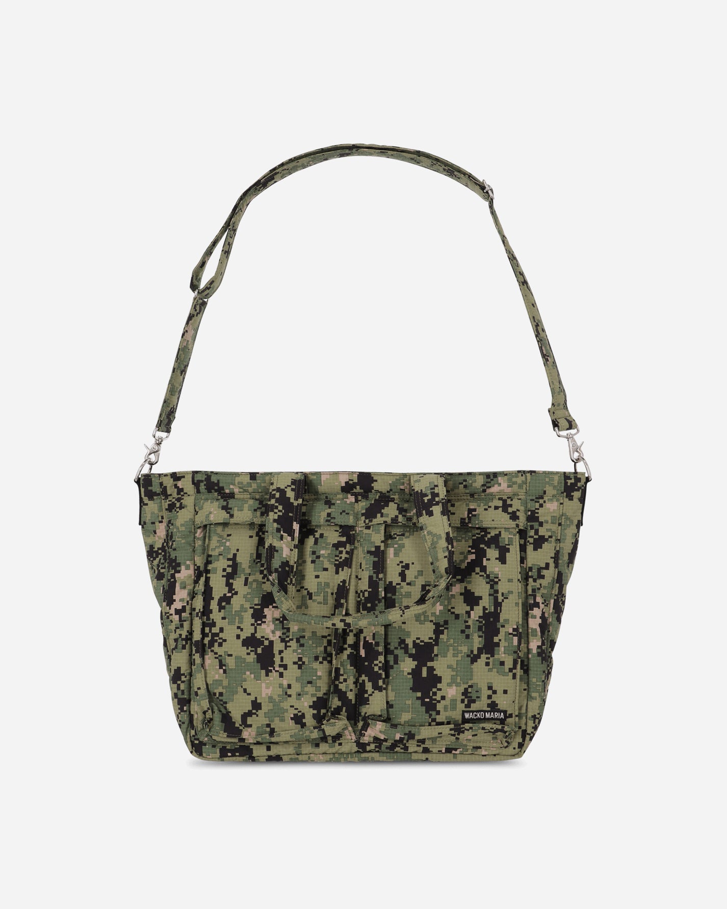 WACKO MARIA Speak Easy/Digitalcamo 12 Inch Record Bag Khaki Bags and Backpacks Tote Bags 26SS-WMA-BG02 KHAKI