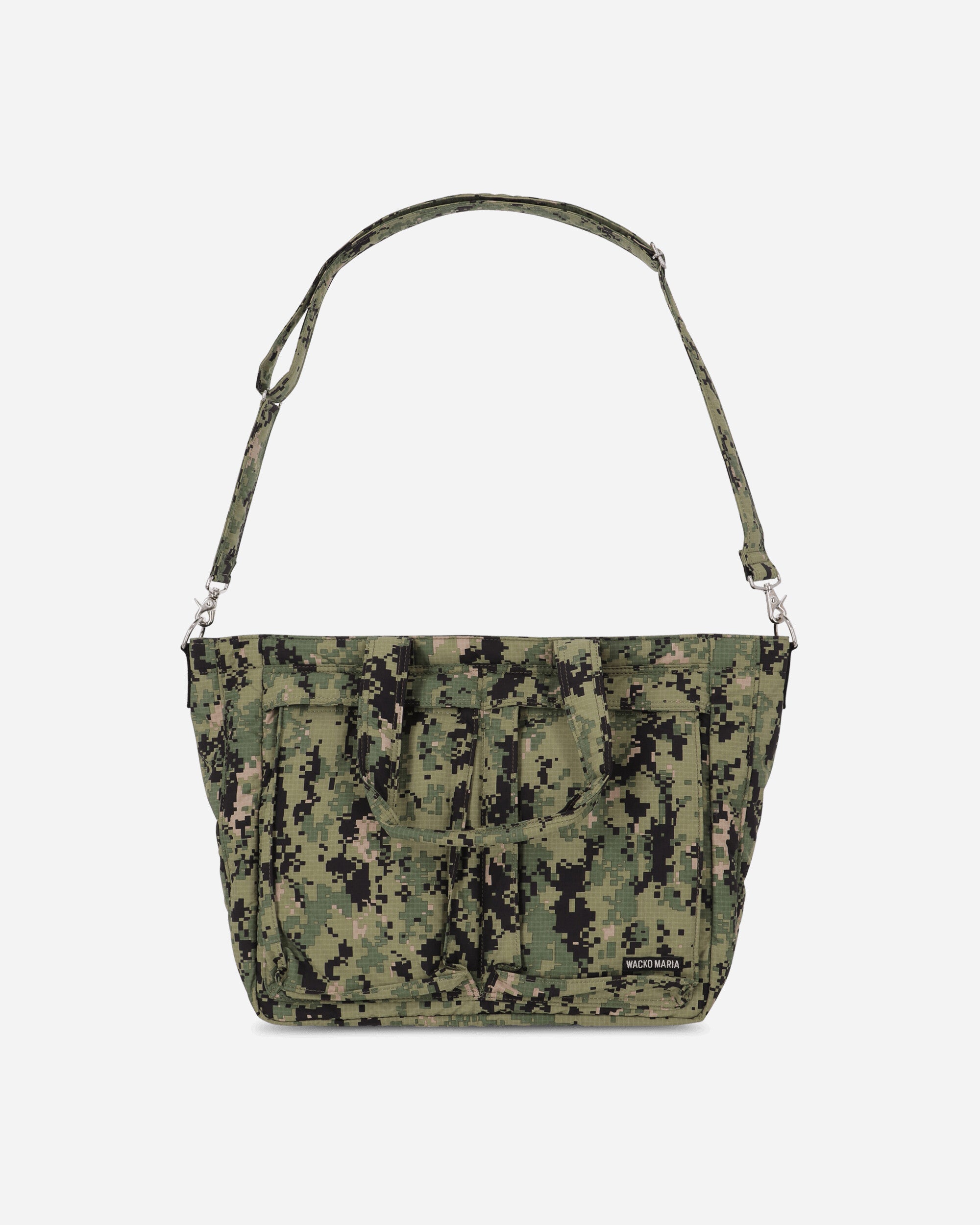WACKO MARIA Speak Easy/Digitalcamo 12 Inch Record Bag Khaki Bags and Backpacks Tote Bags 26SS-WMA-BG02 KHAKI
