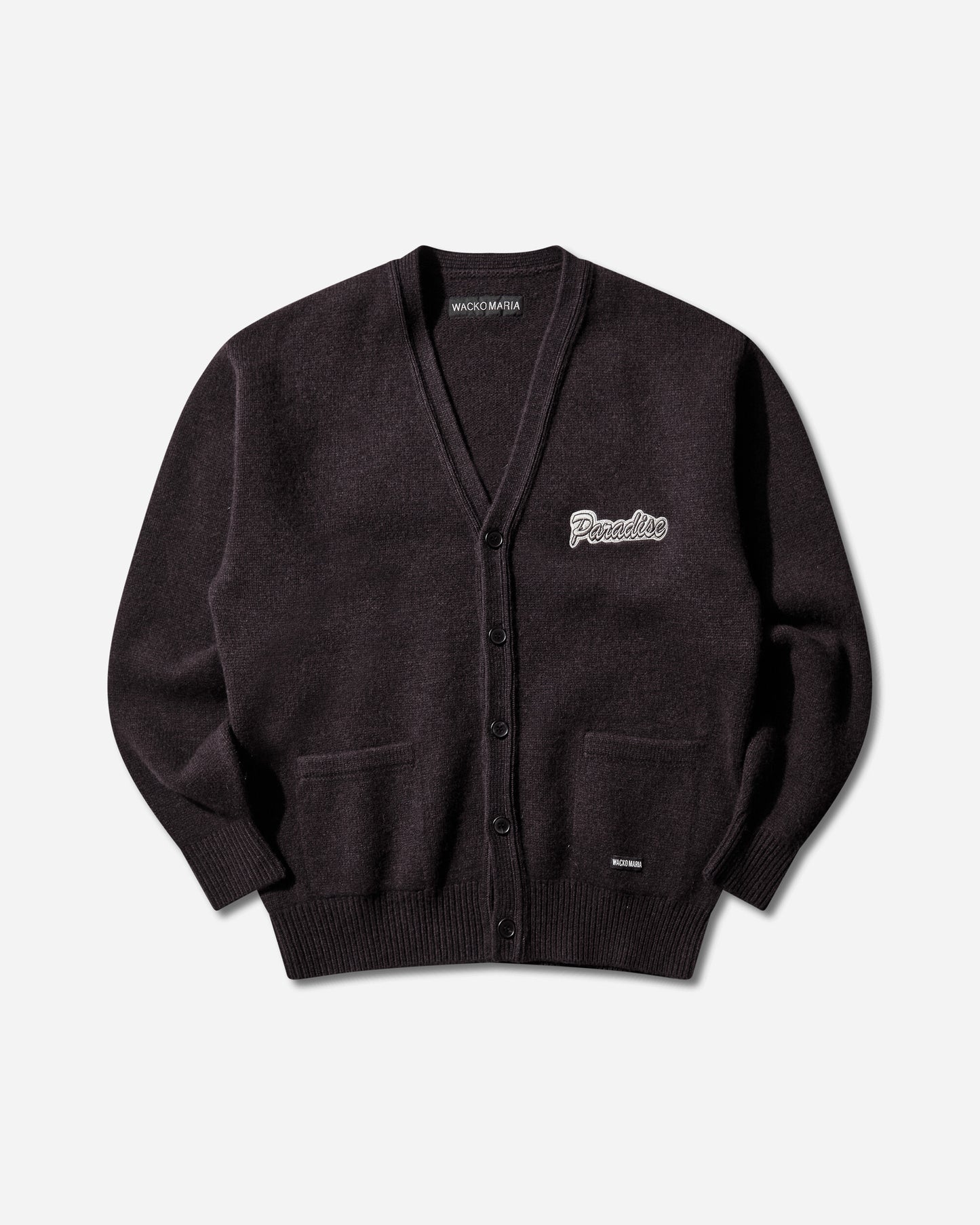 WACKO MARIA Classic Cardigan  Type 2 Burgundy Knitwears Cardigans 25FW-WMK-KN15 BURGUNDY