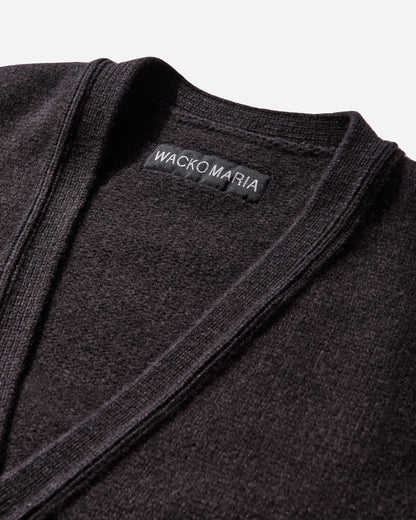 WACKO MARIA Classic Cardigan  Type 2 Burgundy Knitwears Cardigans 25FW-WMK-KN15 BURGUNDY