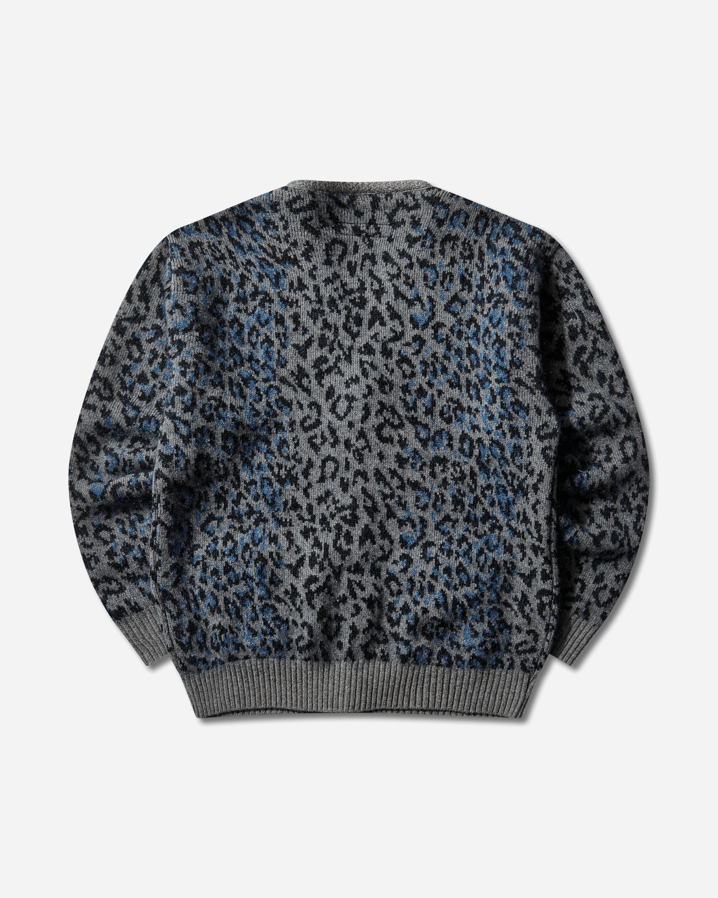 WACKO MARIA Leopard Mohair Cardigan Gray Knitwears Cardigans 25FW-WMK-KN08 GRAY