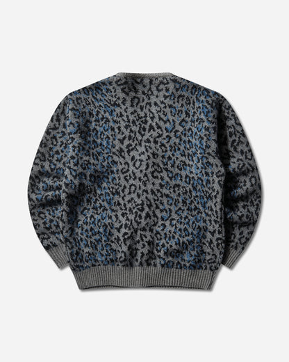 WACKO MARIA Leopard Mohair Cardigan Gray Knitwears Cardigans 25FW-WMK-KN08 GRAY
