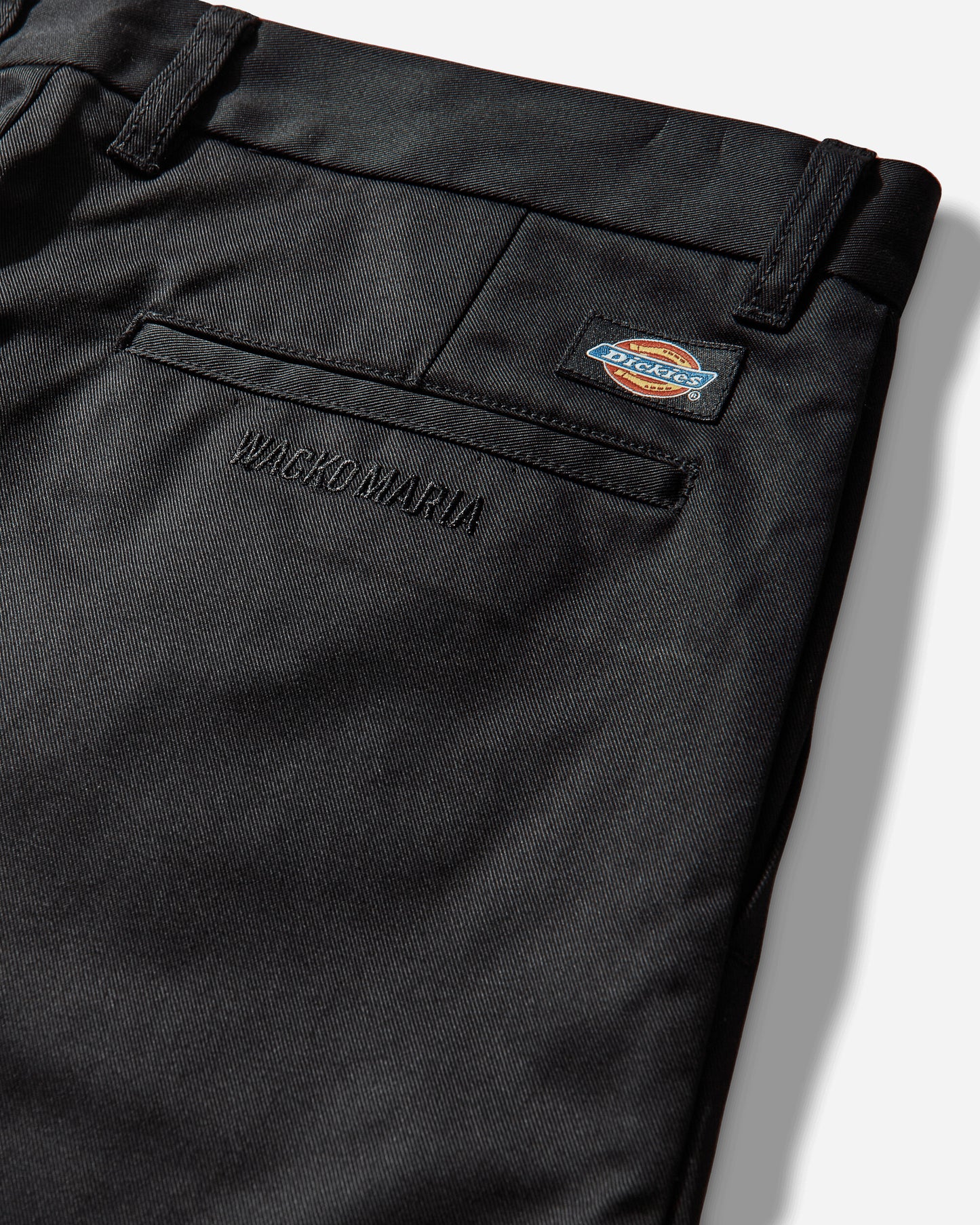 WACKO MARIA Dickies/Pleated Trousers Black Pants Casual 26SS-WMP-DC01 BLACK