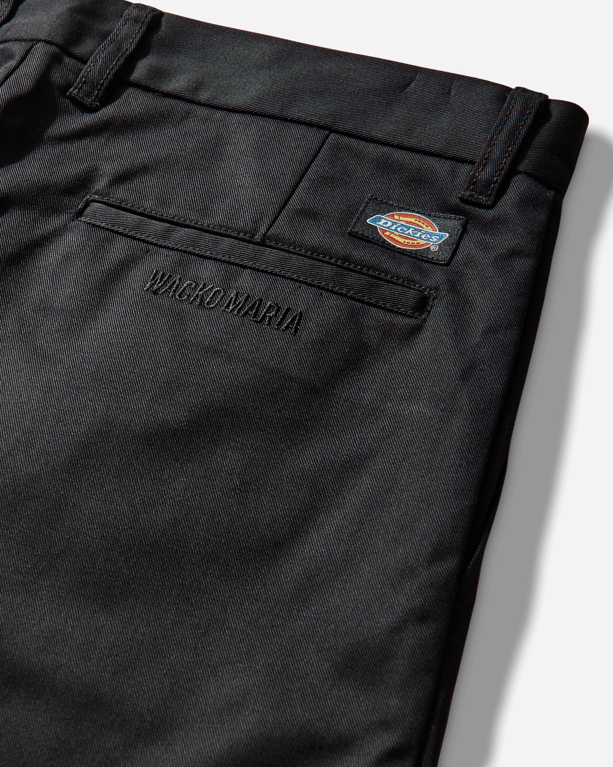 WACKO MARIA Dickies/Pleated Trousers Black Pants Casual 26SS-WMP-DC01 BLACK