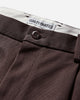WACKO MARIA Double Pleated Chino Trousers  Type 1 Burgundy Pants Casual 25FW-WMP-PT01 BURGUNDY
