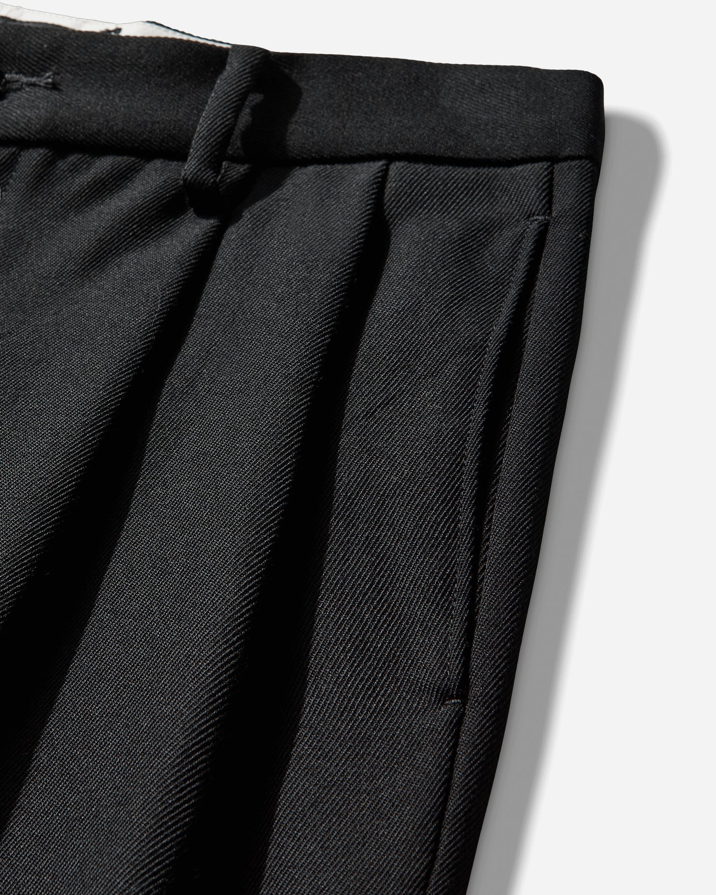 WACKO MARIA Double Pleated Chino Trousers  Type 2 Black Pants Casual 25FW-WMP-PT02 BLACK